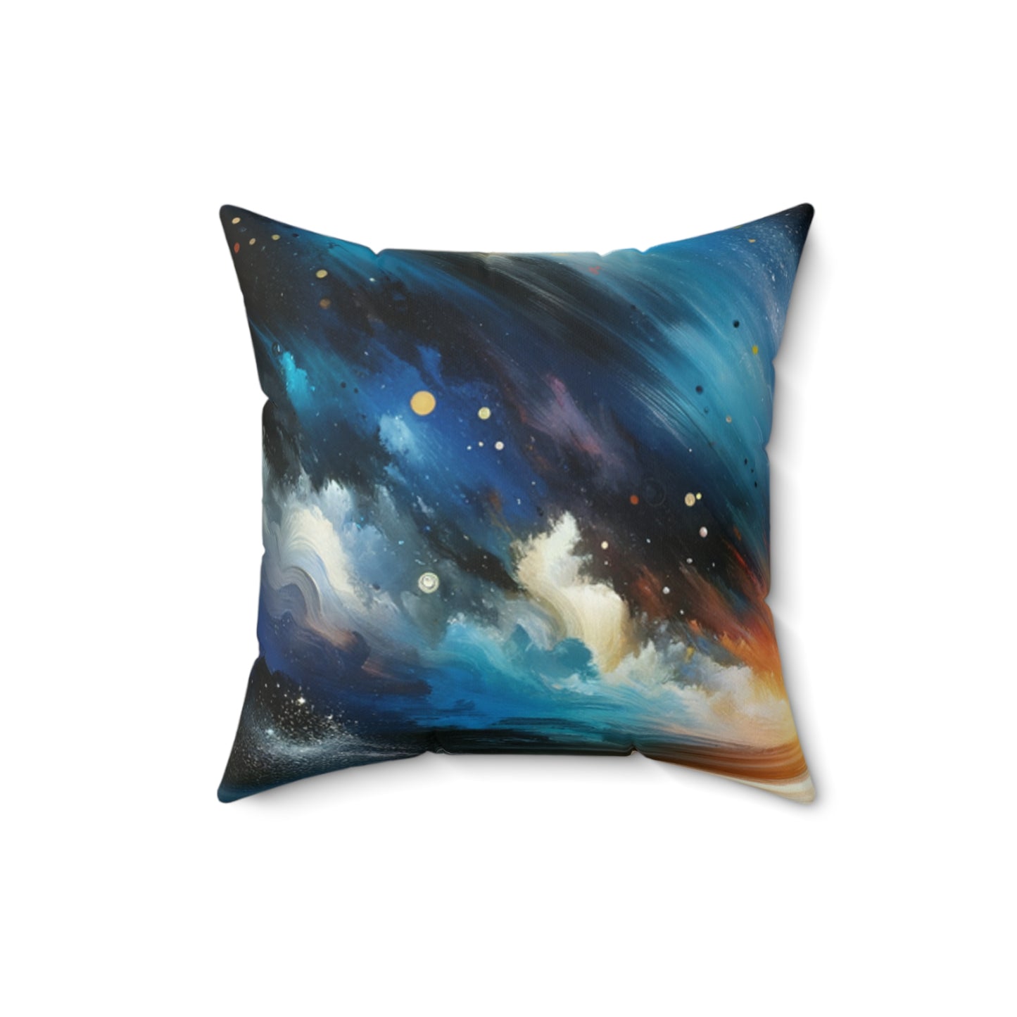 Cosmic Sunset Spun Polyester Square Pillow