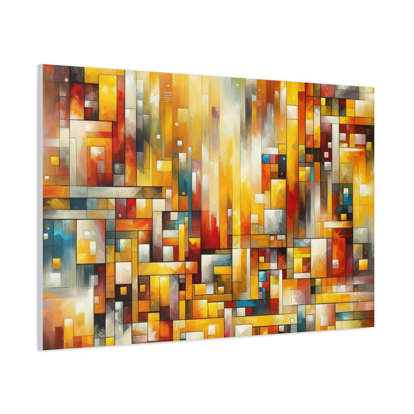 Abstract Geometric Burst - Matte Canvas, Stretched, 1.25"