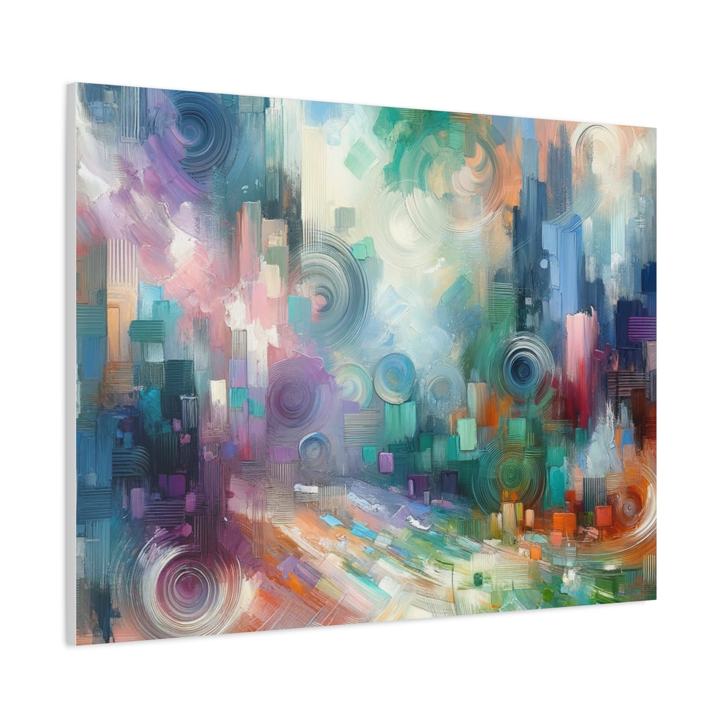 Abstract Color Symphony - Matte Canvas, Stretched, 1.25"