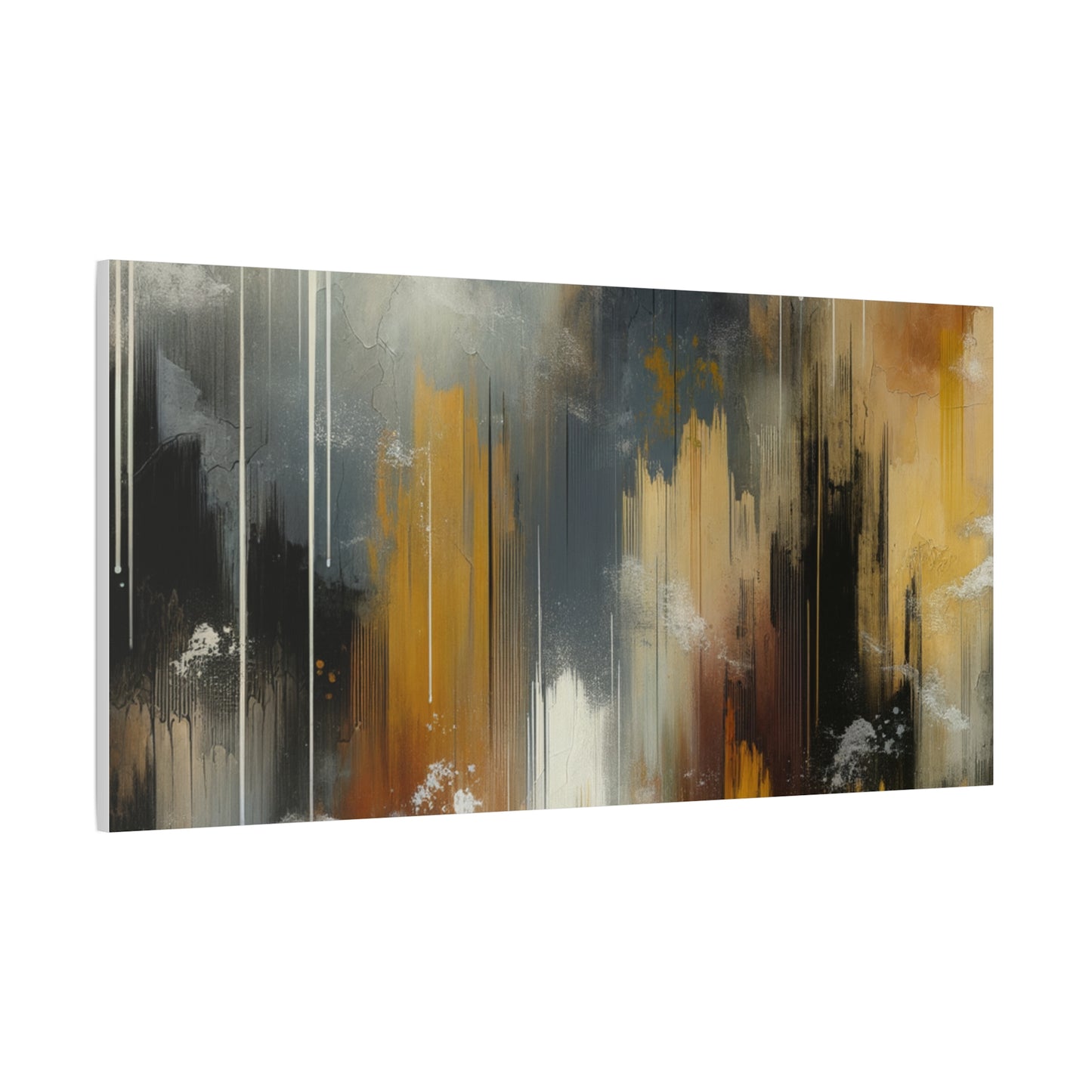 Abstract Drizzle - Matte Canvas, Stretched, 1.25"