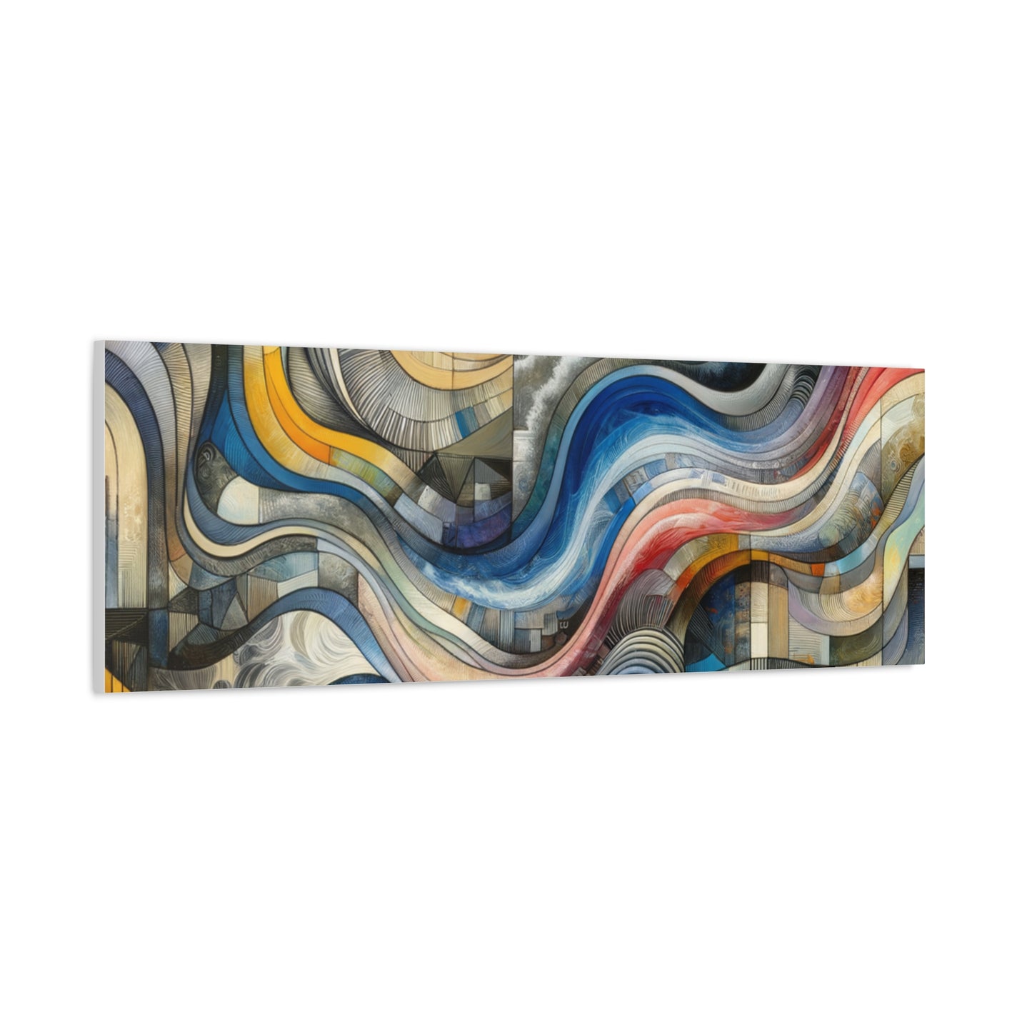 Abstract Waves - Matte Canvas, Stretched, 1.25"