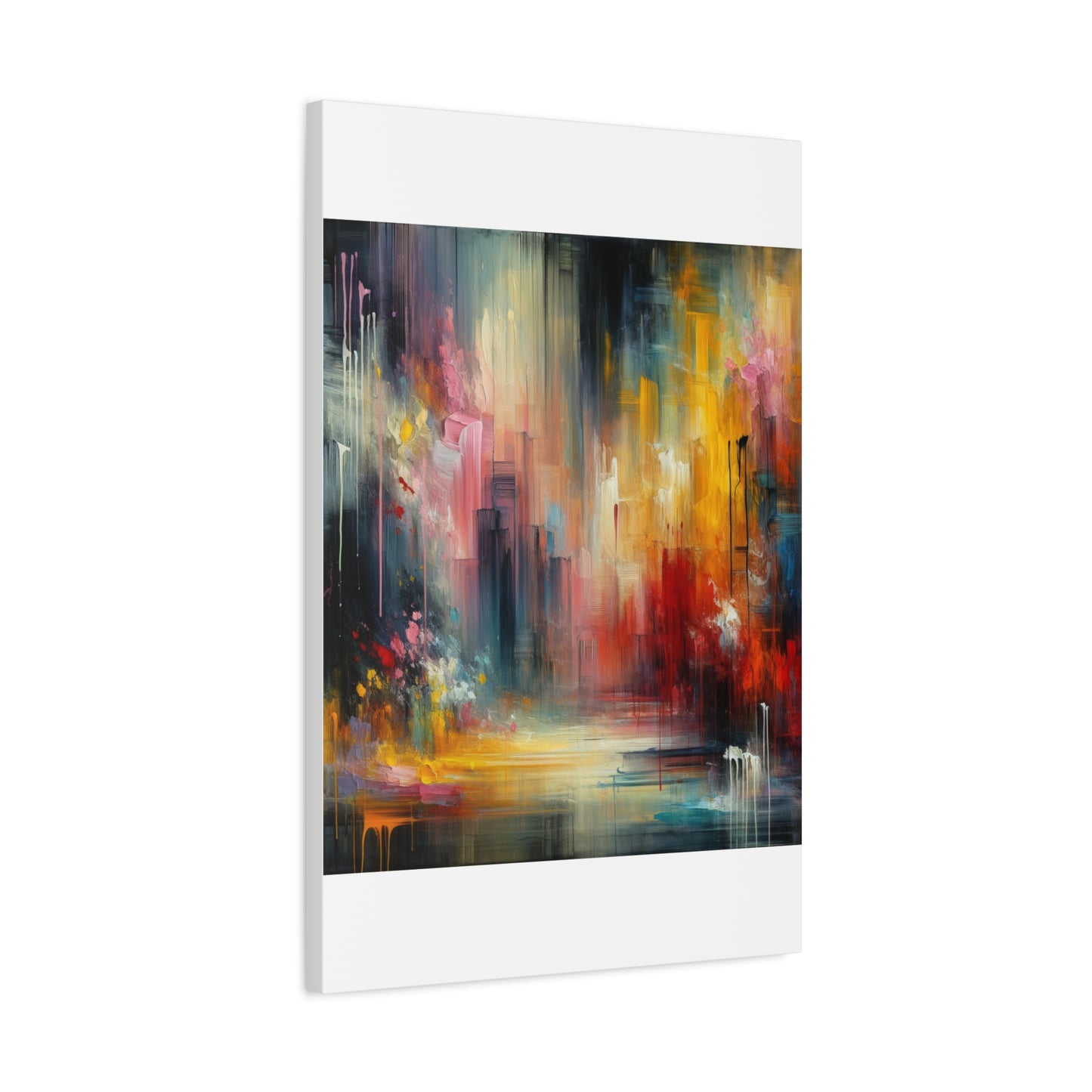 Abstract Brushstrokes - Matte Canvas, Stretched, 1.25"