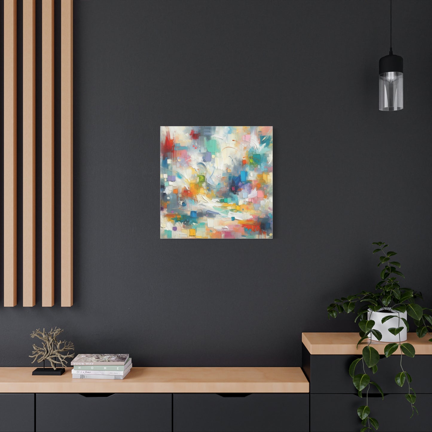 Abstract Color Burst - Matte Canvas, Stretched, 1.25"