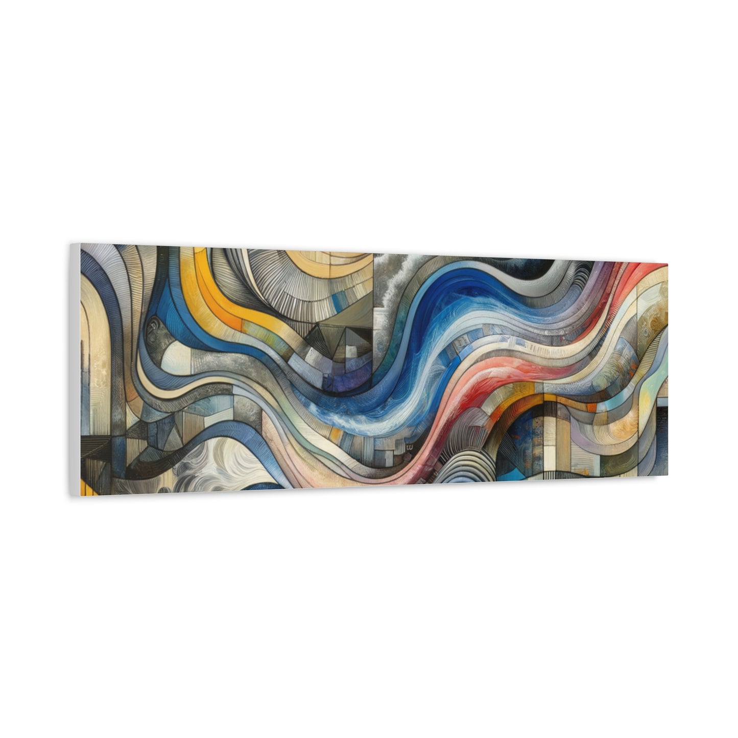 Abstract Waves - Matte Canvas, Stretched, 1.25"