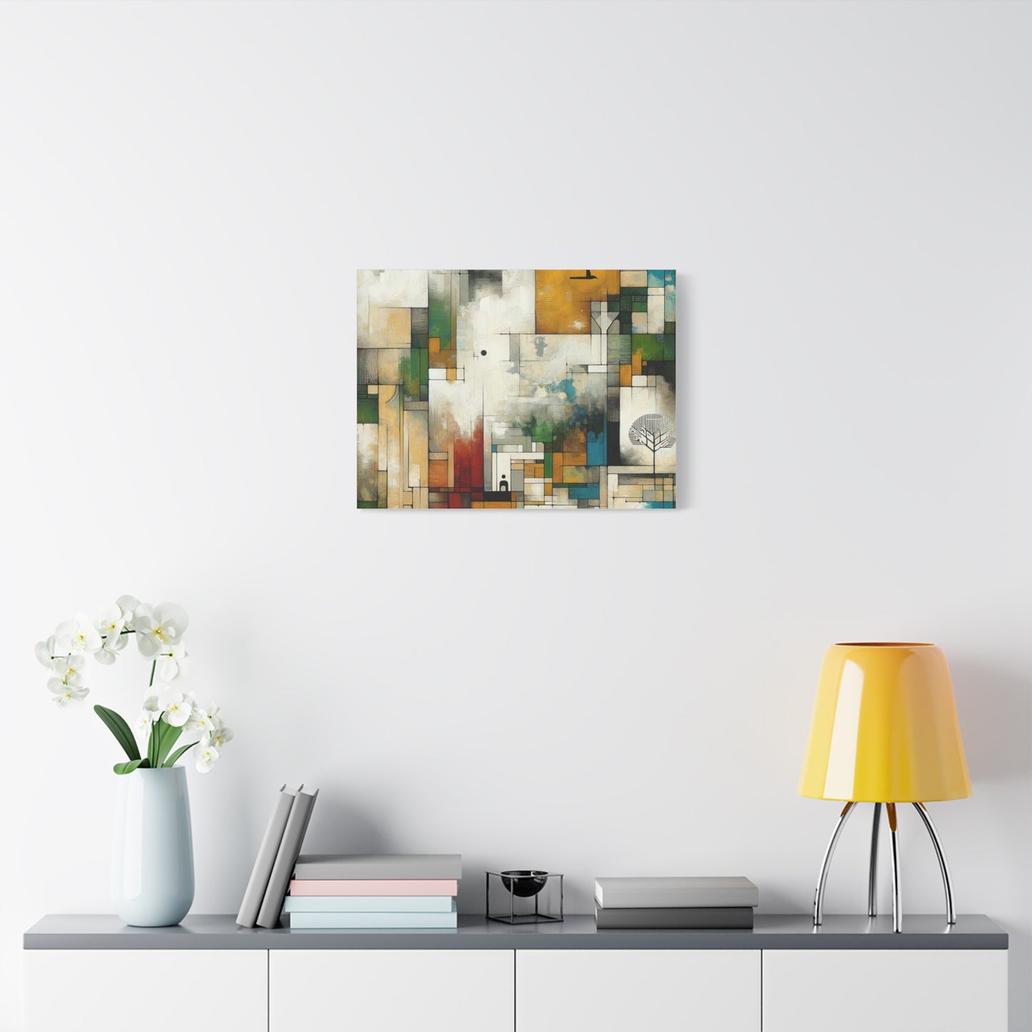 Abstract Geometric Art - Matte Canvas, Stretched, 1.25"