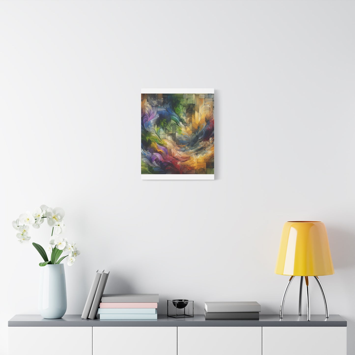 Colorful Abstract Swirls - Matte Canvas, Stretched, 1.25"