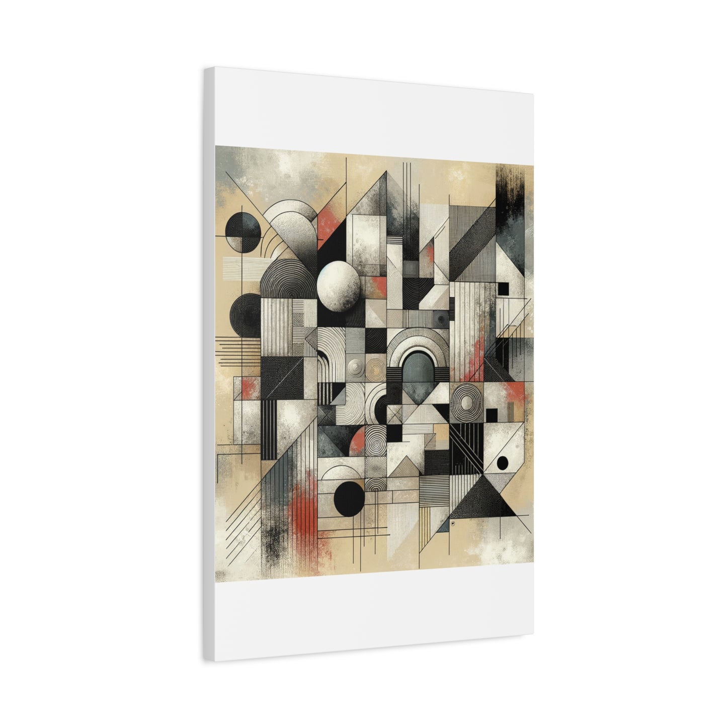 Abstract Geometry Matte Canvas, Stretched, 1.25"