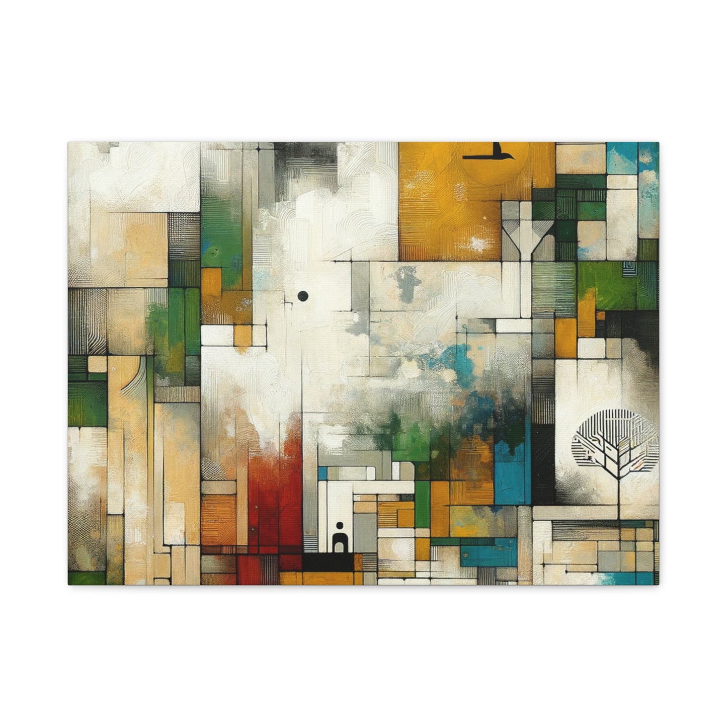 Abstract Geometric Art - Matte Canvas, Stretched, 1.25"