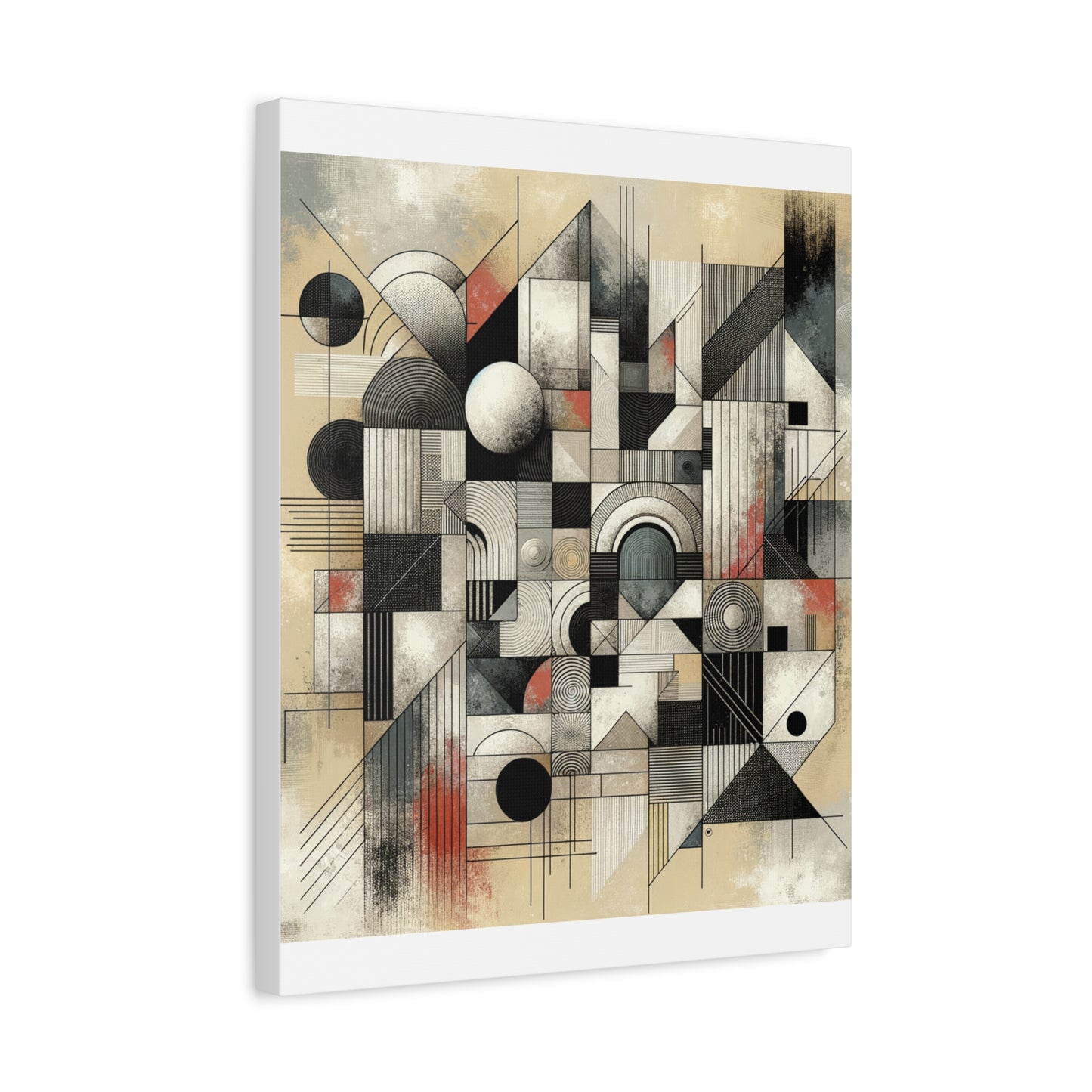 Abstract Geometry Matte Canvas, Stretched, 1.25"