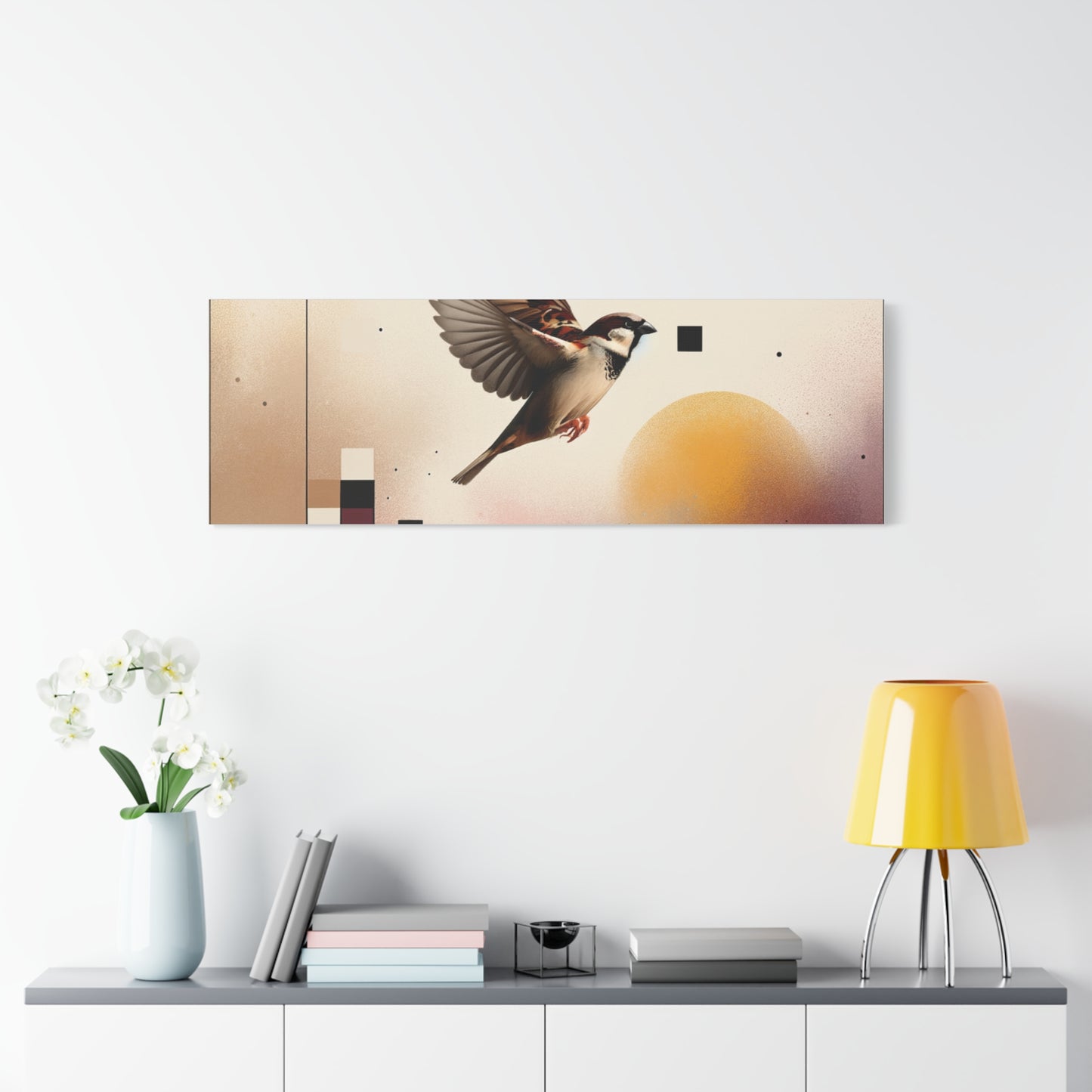 Sparrow Flight - Matte Canvas, Stretched, 1.25"