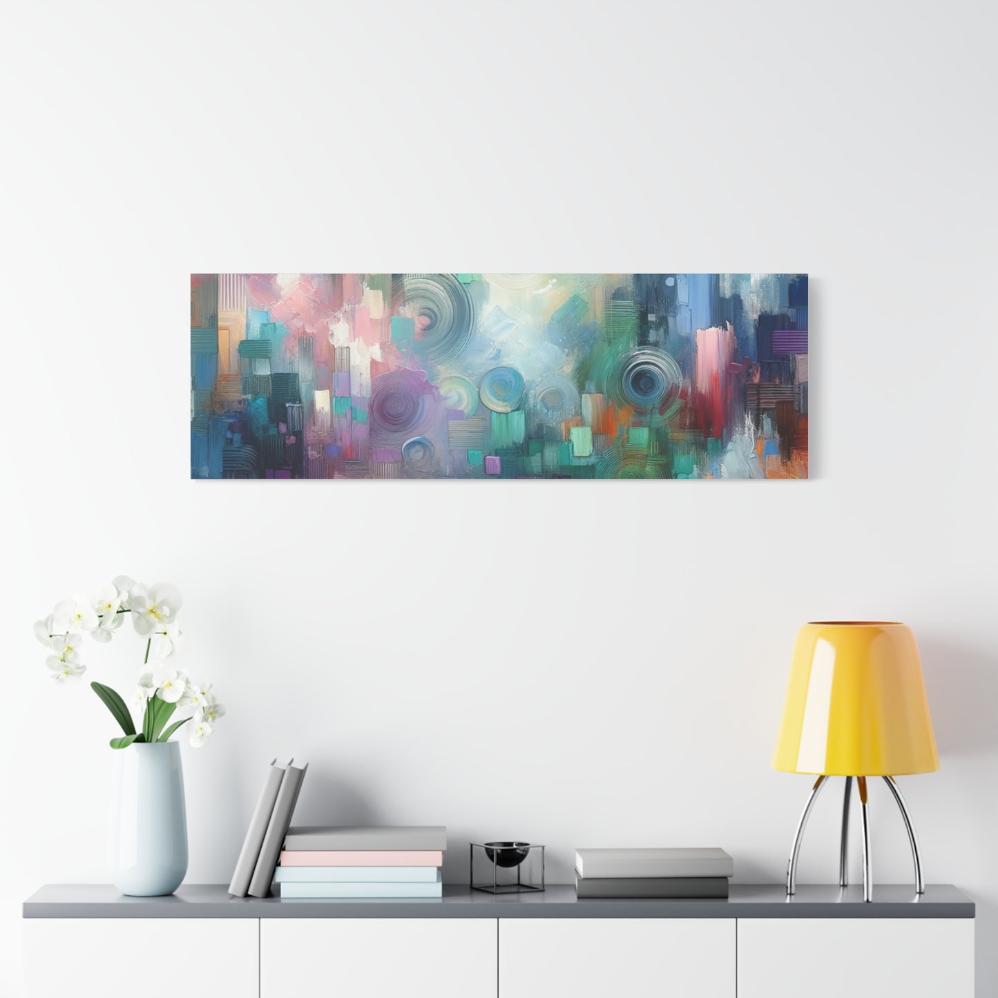 Abstract Color Symphony - Matte Canvas, Stretched, 1.25"