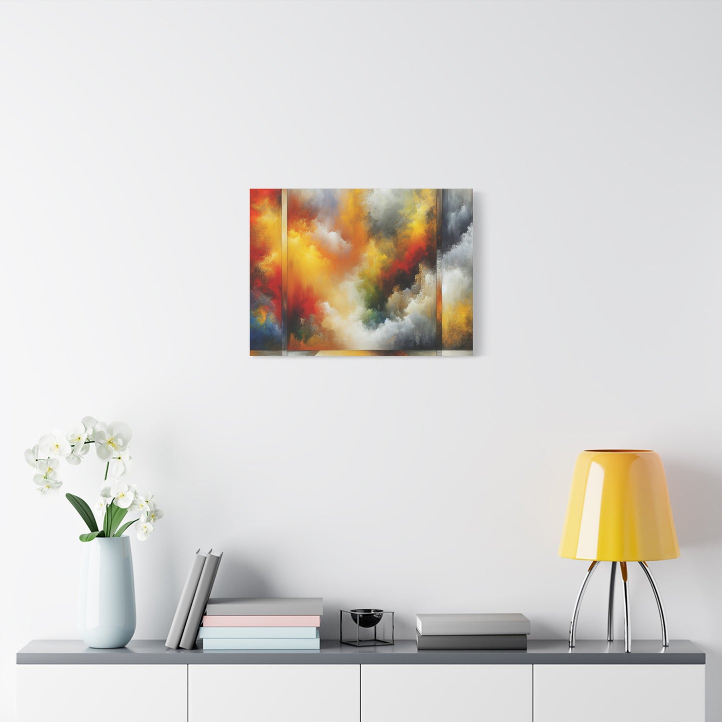 Abstract Colorful Clouds - Matte Canvas, Stretched, 1.25"