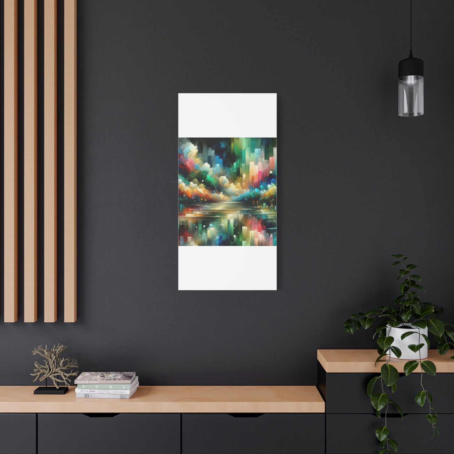 Colorful Abstract Skyline - Matte Canvas, Stretched, 1.25"