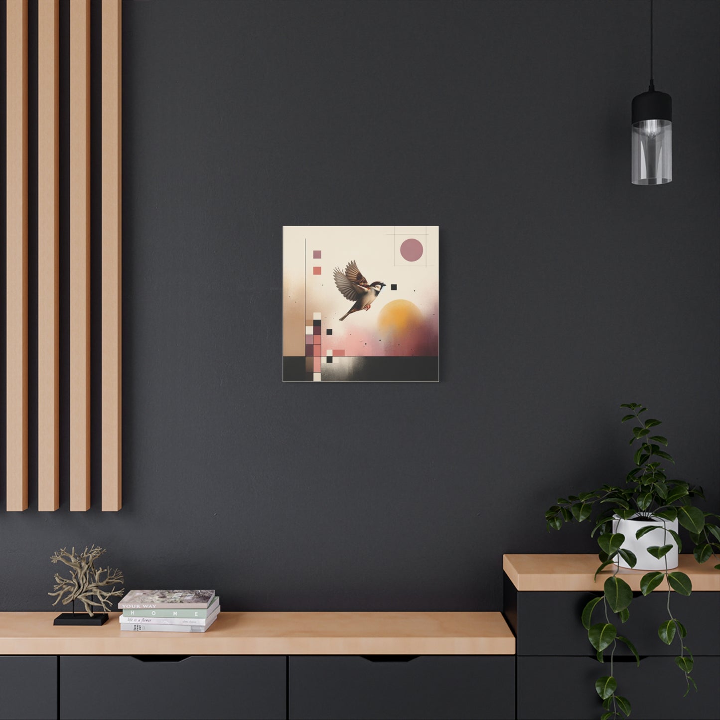 Sparrow Flight - Matte Canvas, Stretched, 1.25"