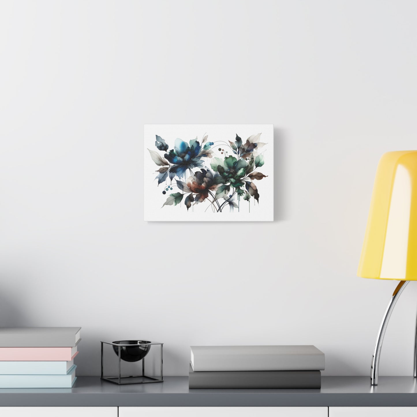 Abstract Floral Artwork - Matte Canvas, Stretched, 1.25"