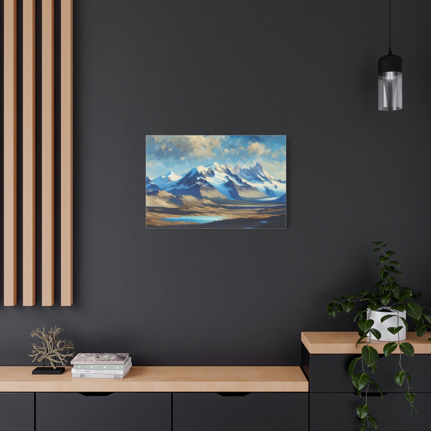 Mountain Landscape - Matte Canvas, Stretched, 1.25"