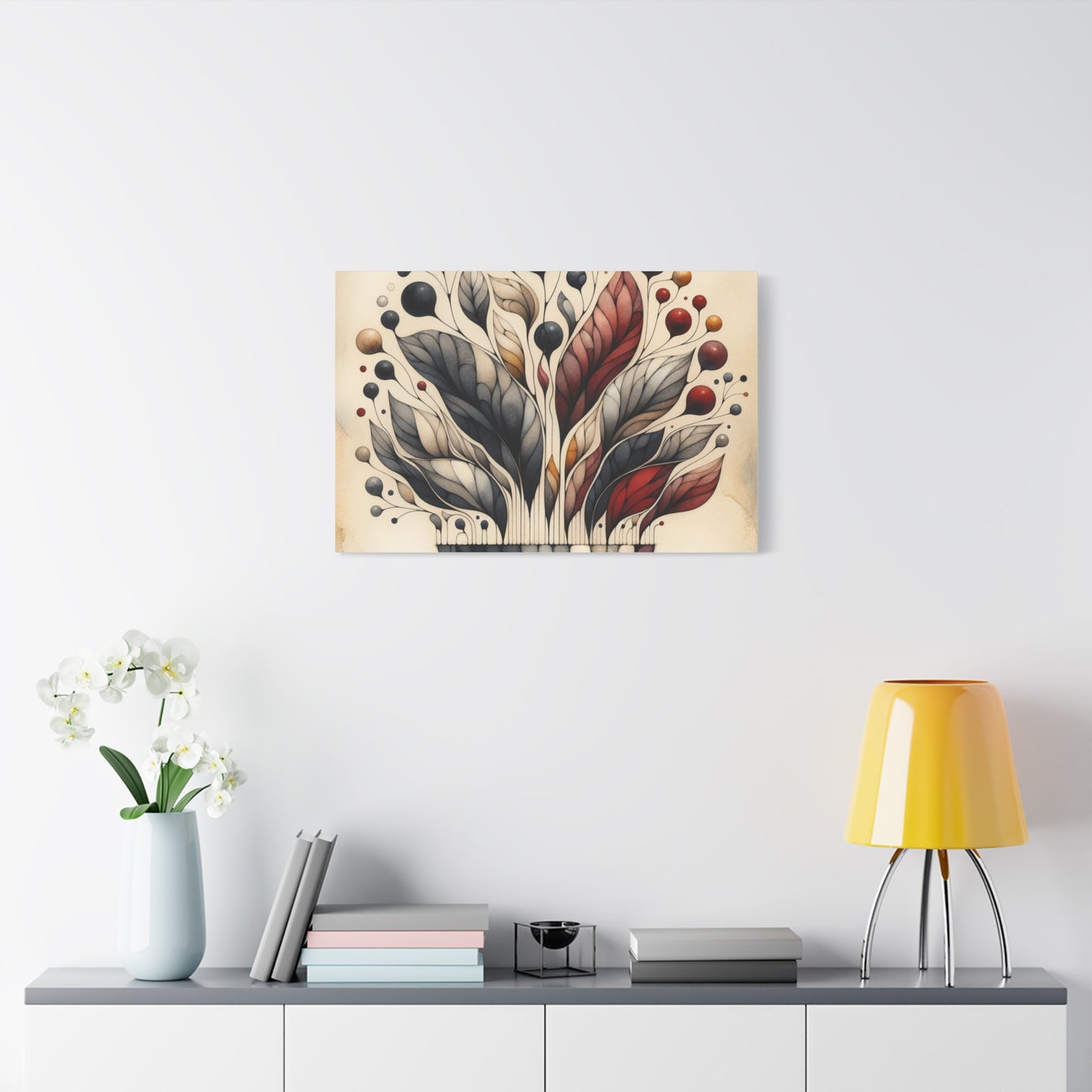 Abstract Floral Art - Matte Canvas, Stretched, 1.25"