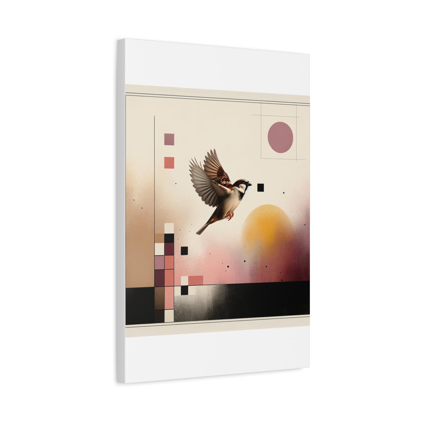 Sparrow Flight - Matte Canvas, Stretched, 1.25"