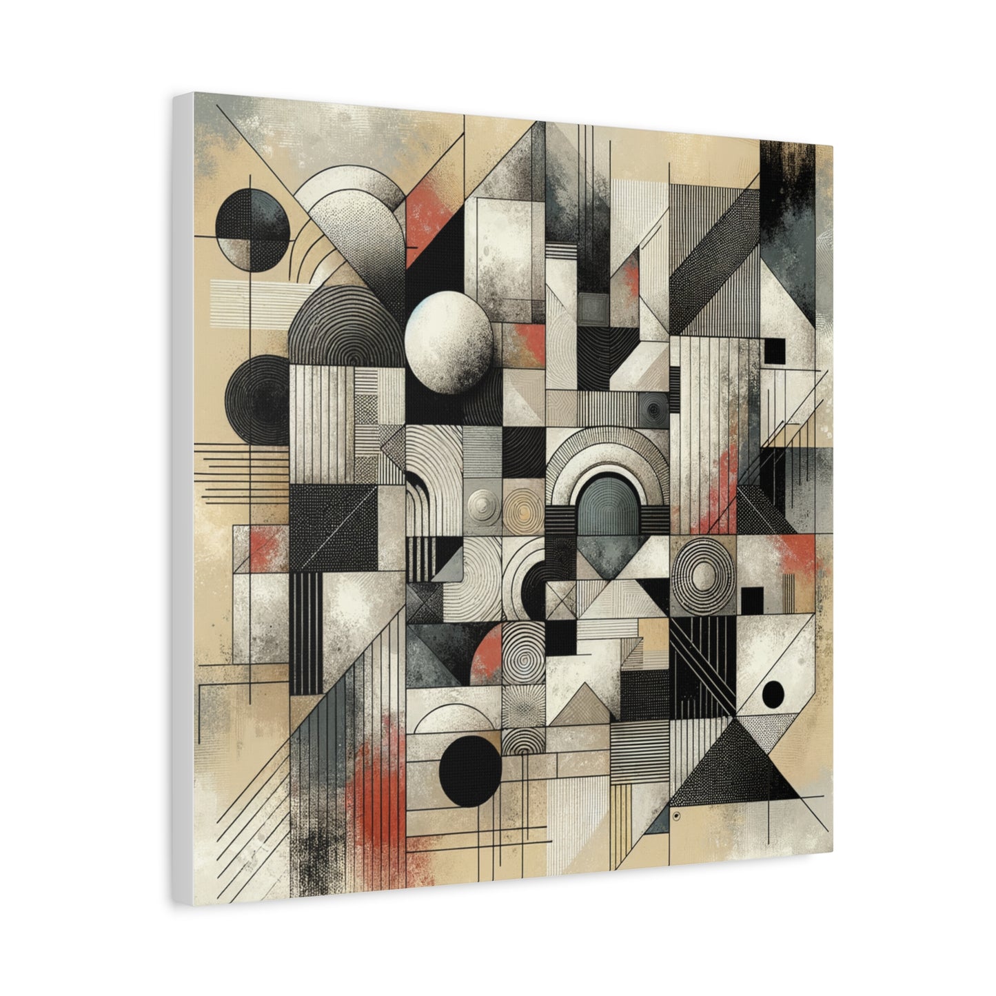 Abstract Geometry Matte Canvas, Stretched, 1.25"