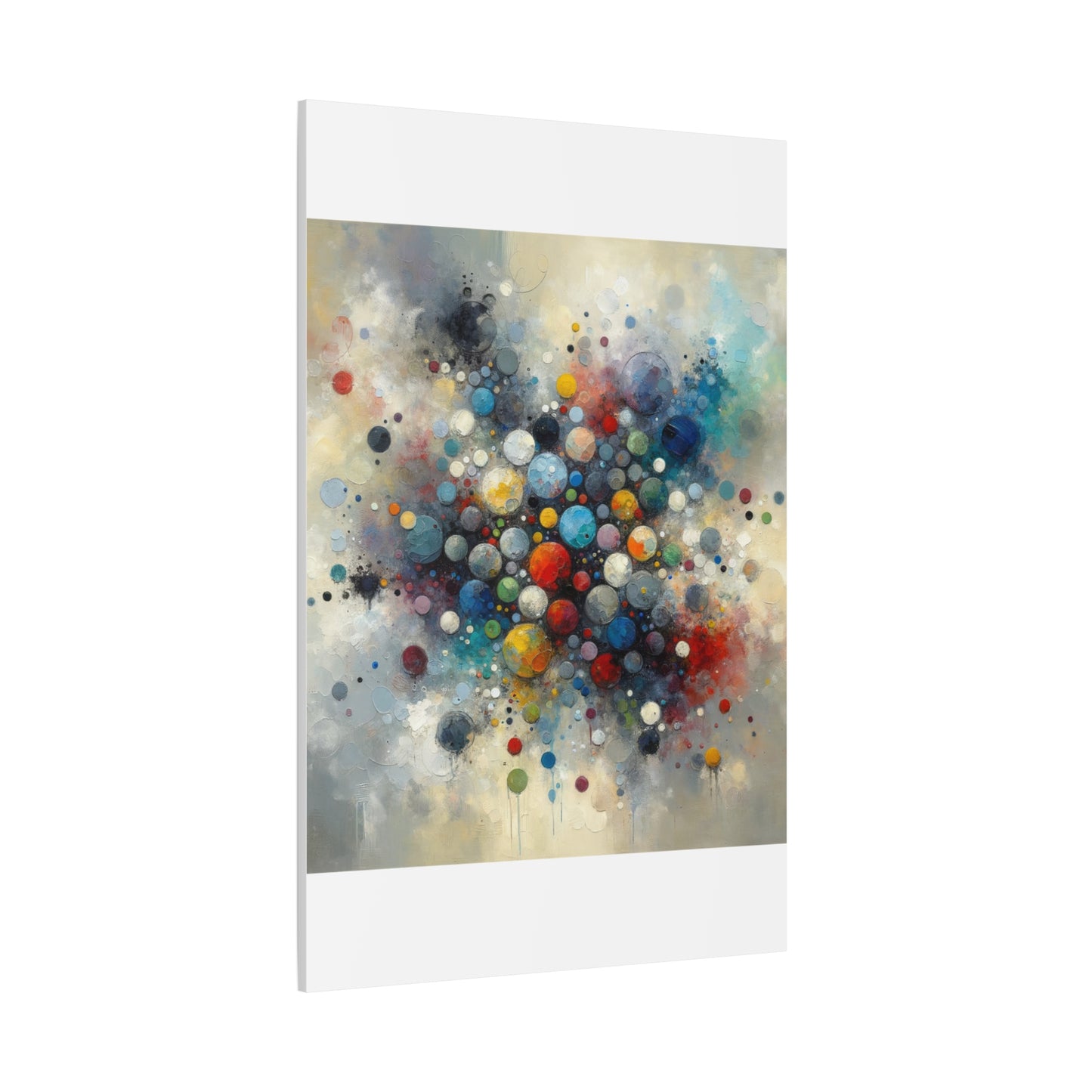 Vibrant Abstract Circles - Matte Canvas, Stretched, 1.25"