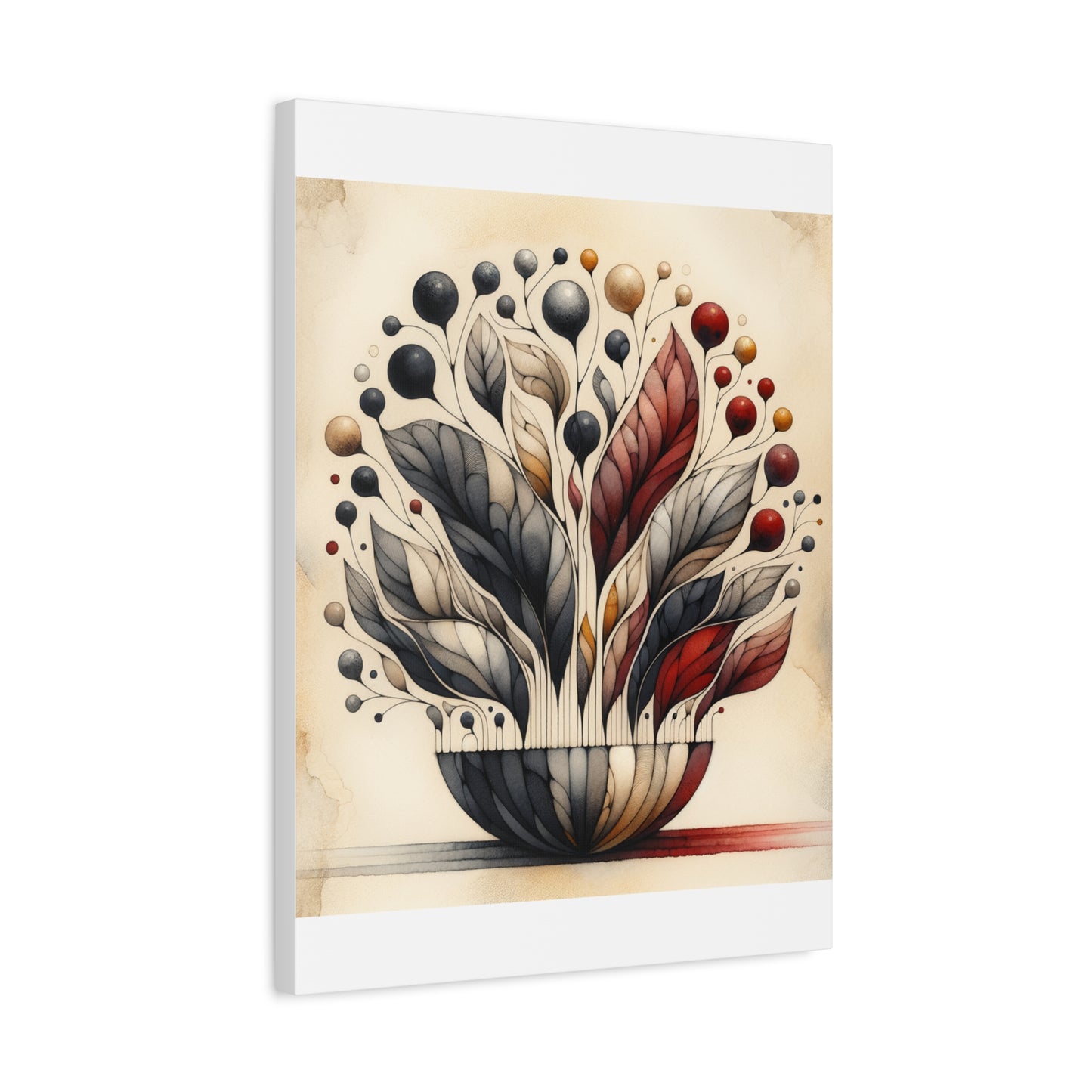 Abstract Floral Art - Matte Canvas, Stretched, 1.25"