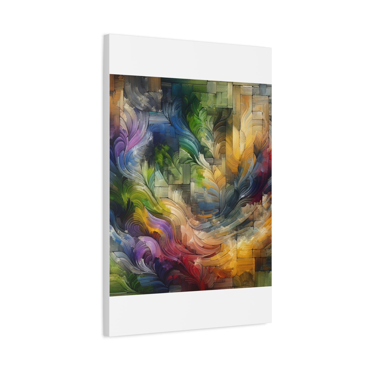 Colorful Abstract Swirls - Matte Canvas, Stretched, 1.25"