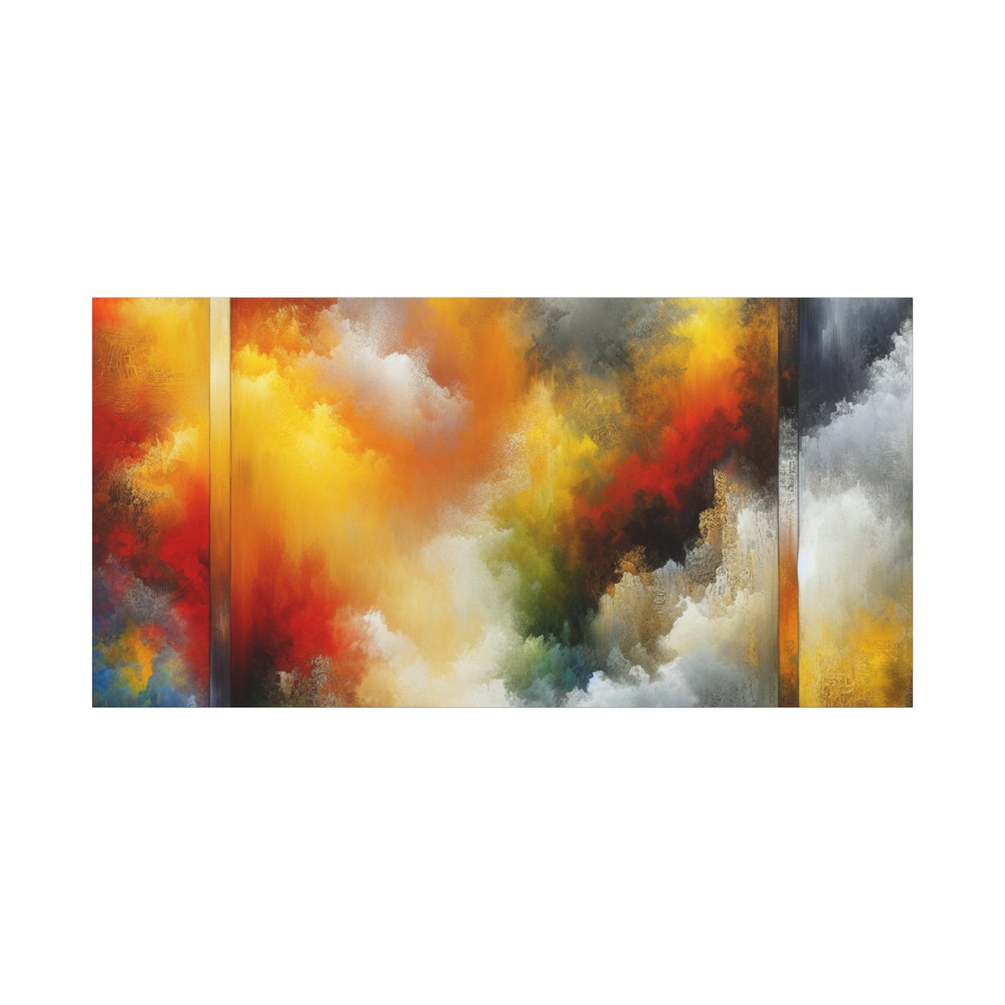 Abstract Colorful Clouds - Matte Canvas, Stretched, 1.25"