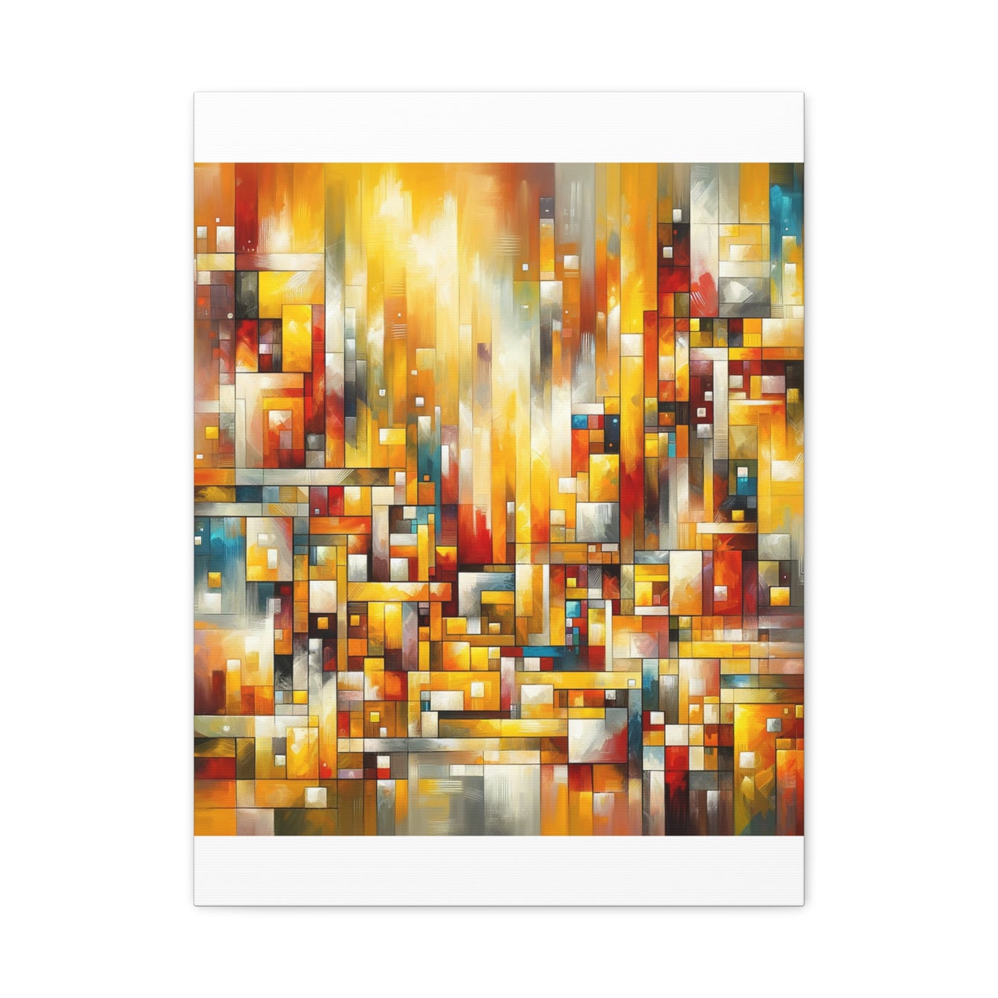 Abstract Geometric Burst - Matte Canvas, Stretched, 1.25"