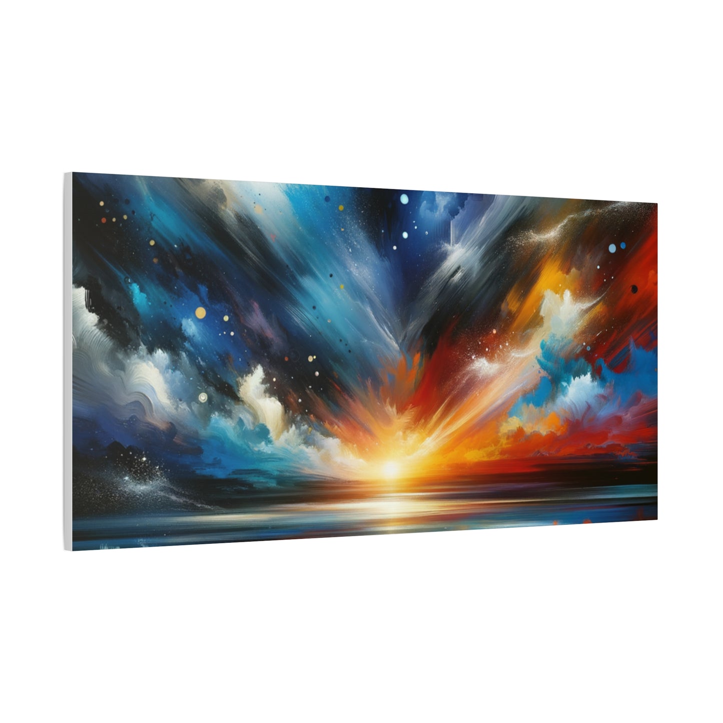 Vibrant Cosmic Sunrise - Matte Canvas, Stretched, 1.25"