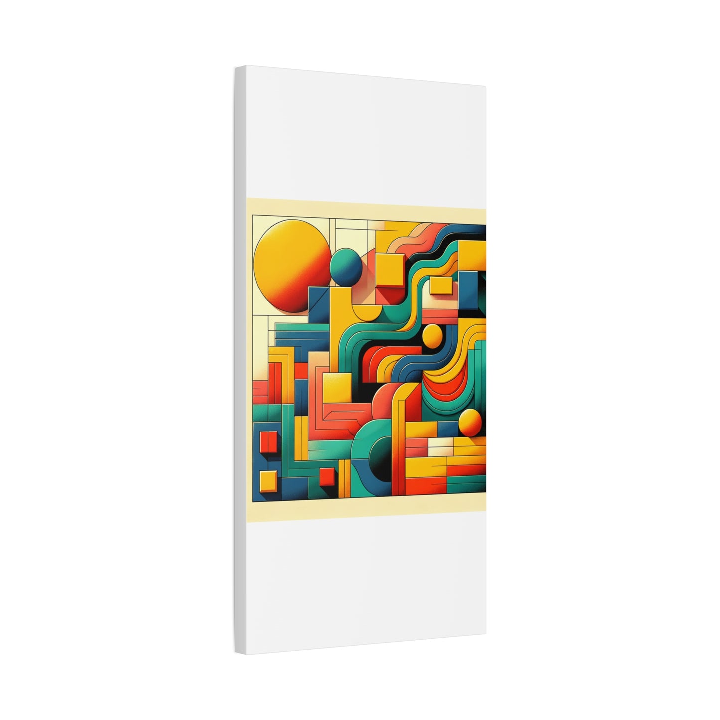 Abstract Geometric Design - Matte Canvas, Stretched, 1.25"