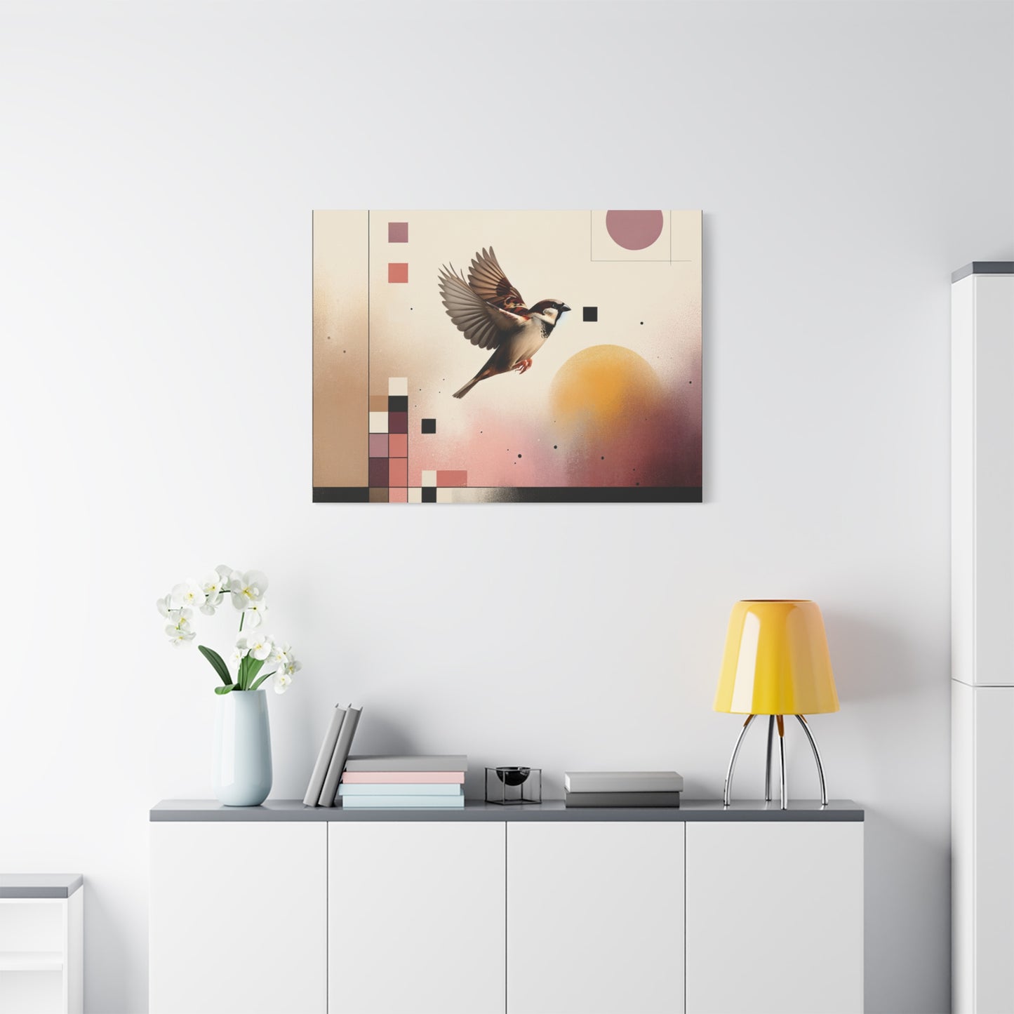 Sparrow Flight - Matte Canvas, Stretched, 1.25"