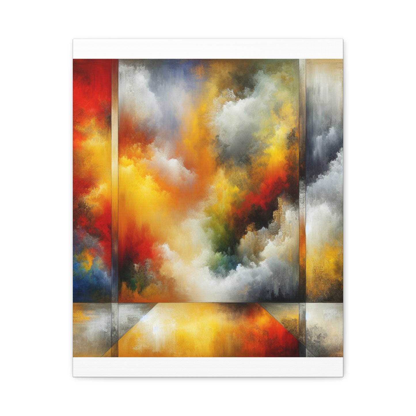 Abstract Colorful Clouds - Matte Canvas, Stretched, 1.25"