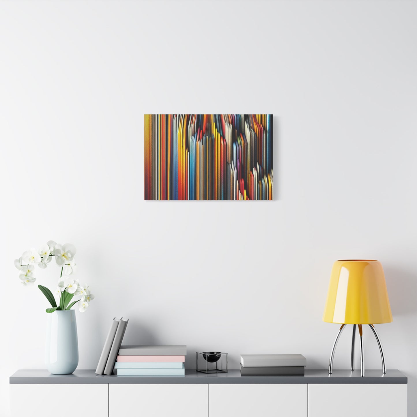 Vibrant Abstract Lines - Matte Canvas, Stretched, 1.25"