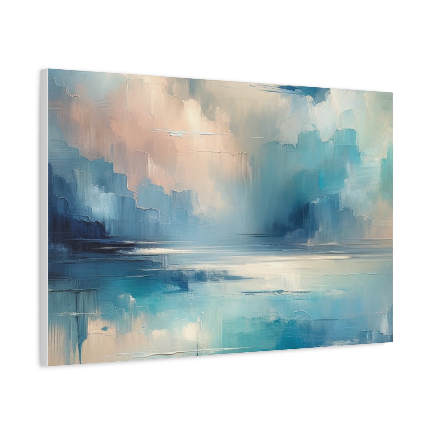 Abstract Sky Reflection - Matte Canvas, Stretched, 1.25"