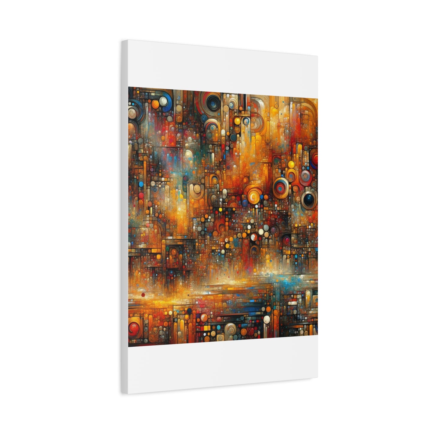 Abstract Geometric Harmony - Matte Canvas, Stretched, 1.25"