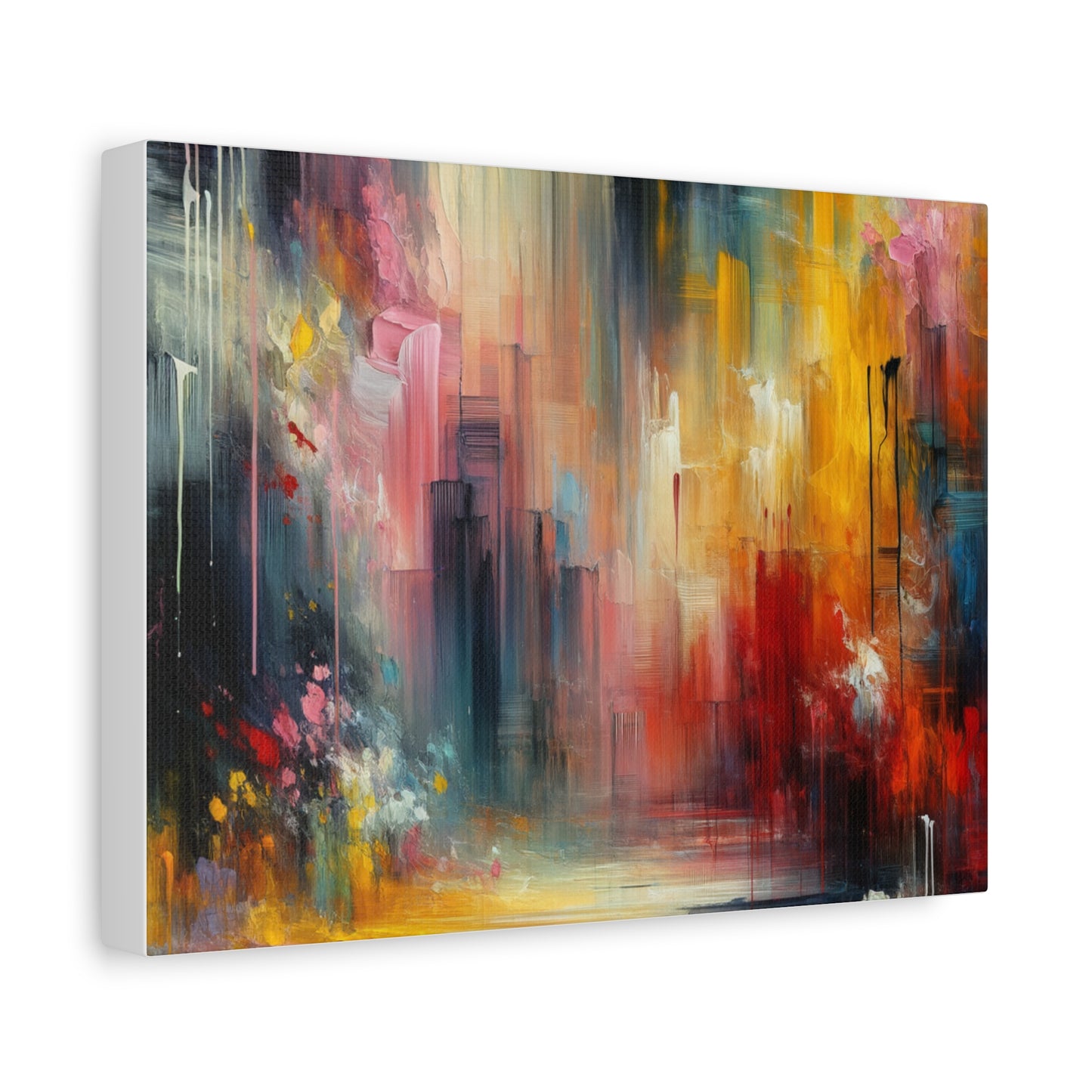 Abstract Brushstrokes - Matte Canvas, Stretched, 1.25"