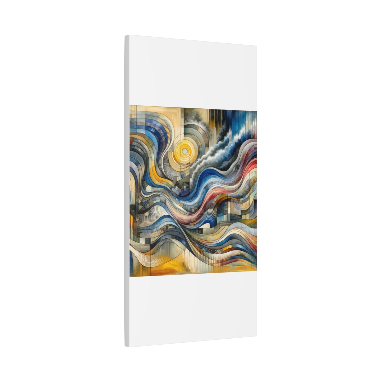 Abstract Waves - Matte Canvas, Stretched, 1.25"