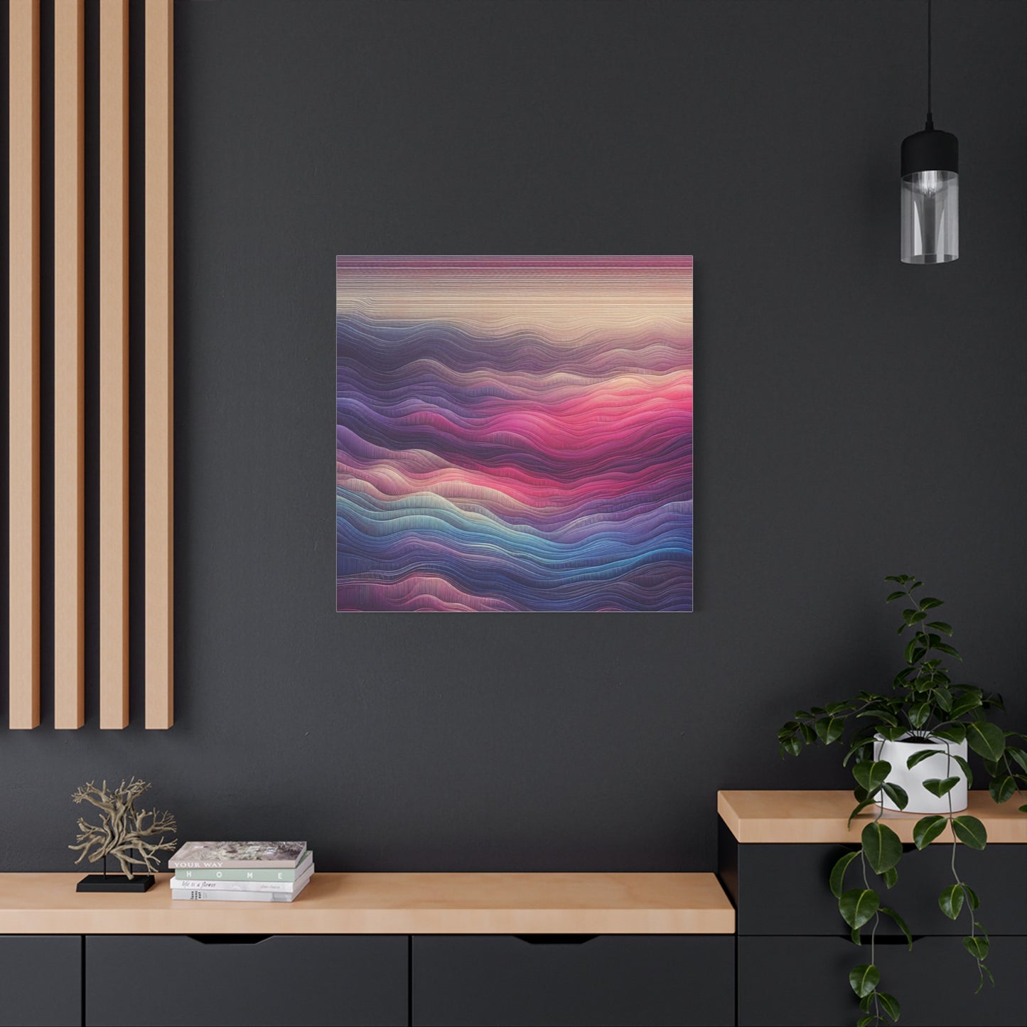 Wave Harmony - Matte Canvas, Stretched, 1.25"