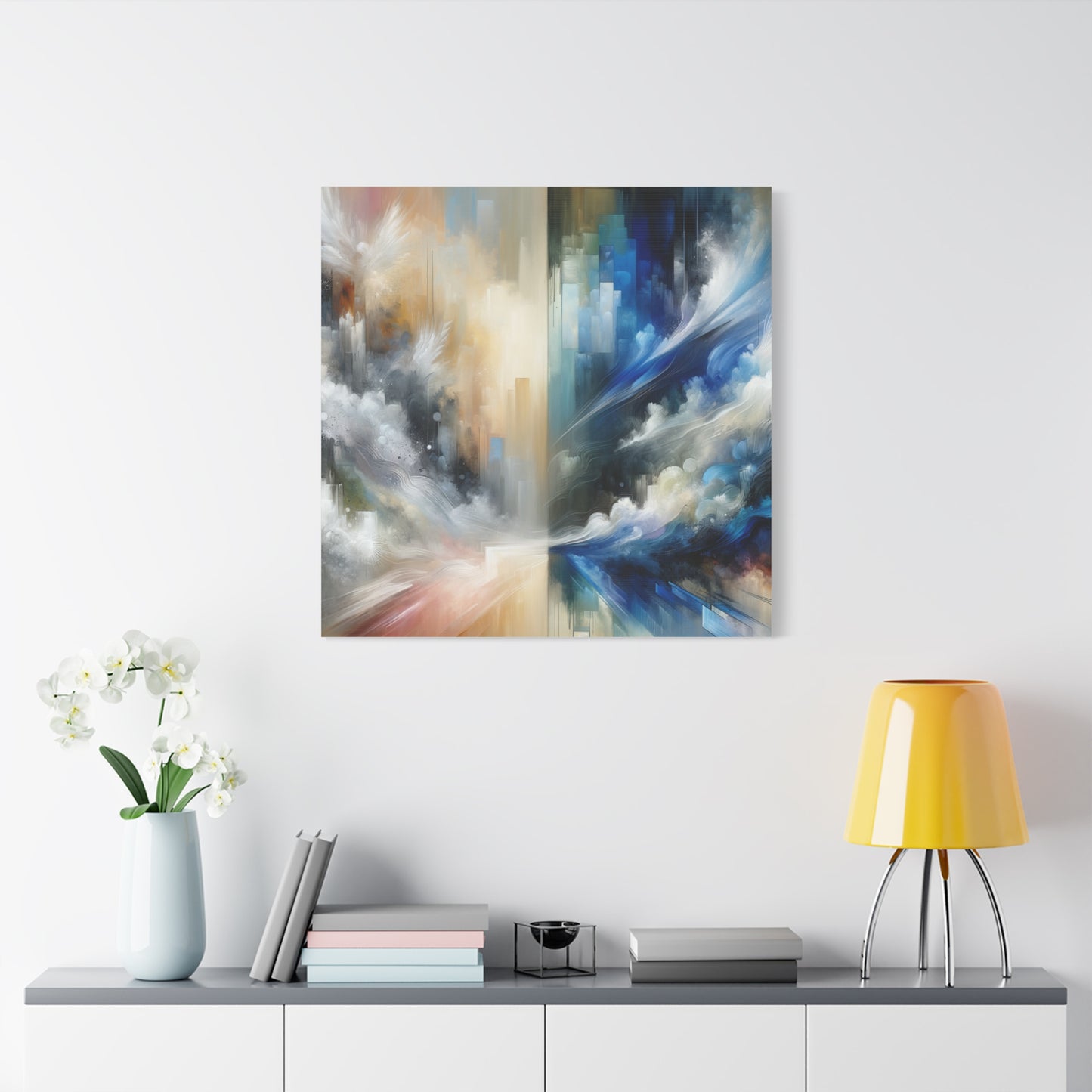 Abstract Duality - Matte Canvas, Stretched, 1.25"