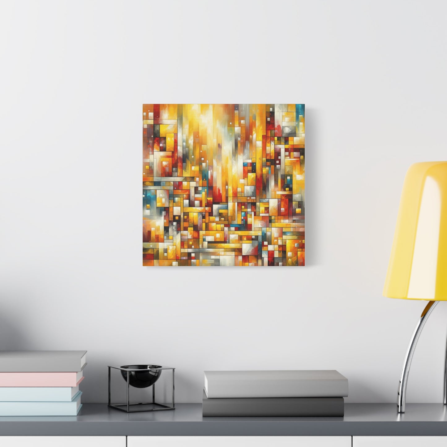 Abstract Geometric Burst - Matte Canvas, Stretched, 1.25"