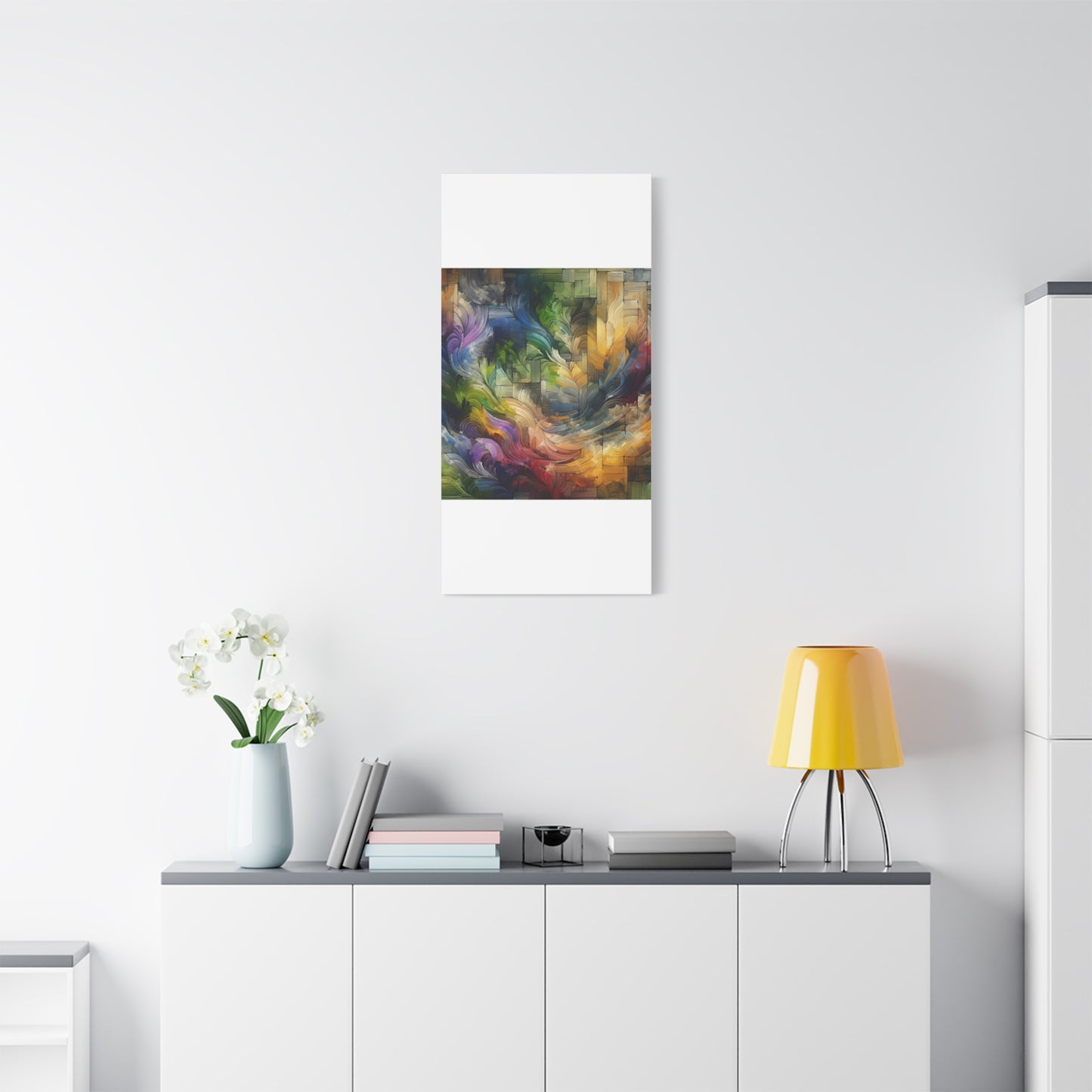 Colorful Abstract Swirls - Matte Canvas, Stretched, 1.25"