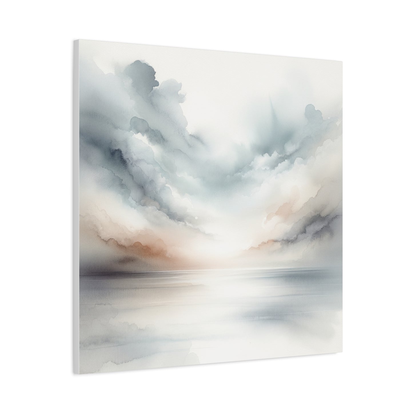 Matte Canvas, Stretched, 1.25" - Serene Watercolor Sky