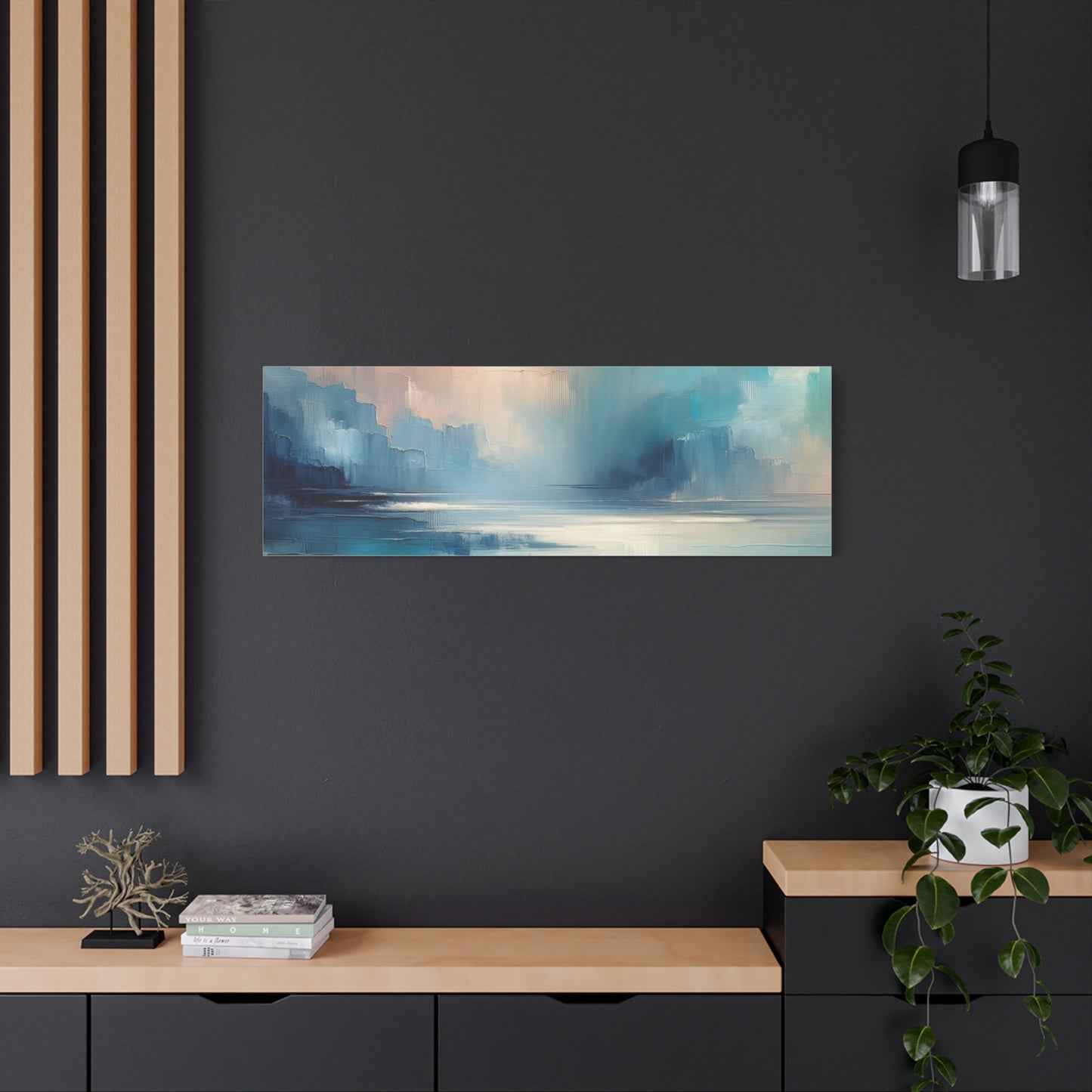 Abstract Sky Reflection - Matte Canvas, Stretched, 1.25"