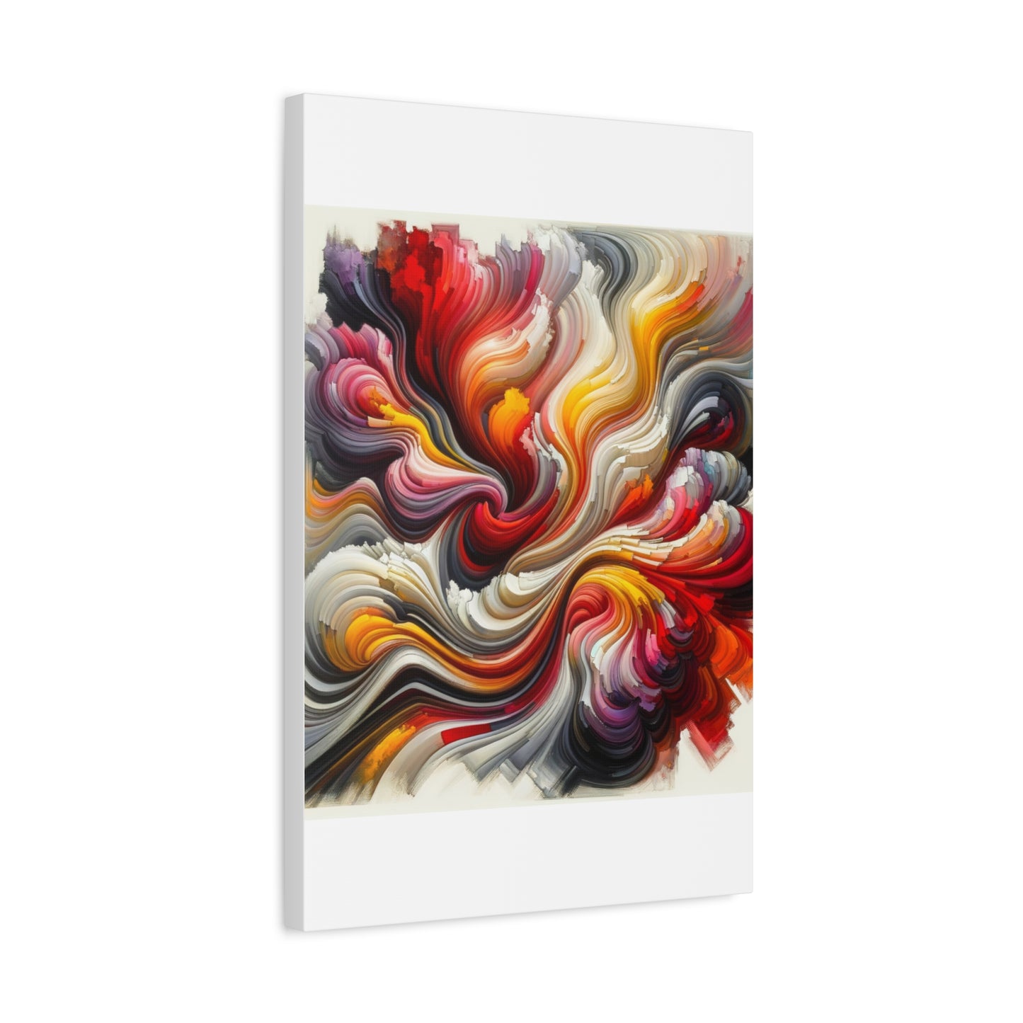 Vibrant Abstract Swirls - Matte Canvas, Stretched, 1.25"