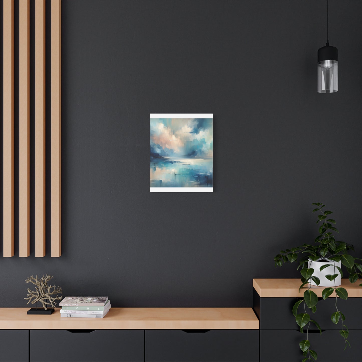 Abstract Sky Reflection - Matte Canvas, Stretched, 1.25"