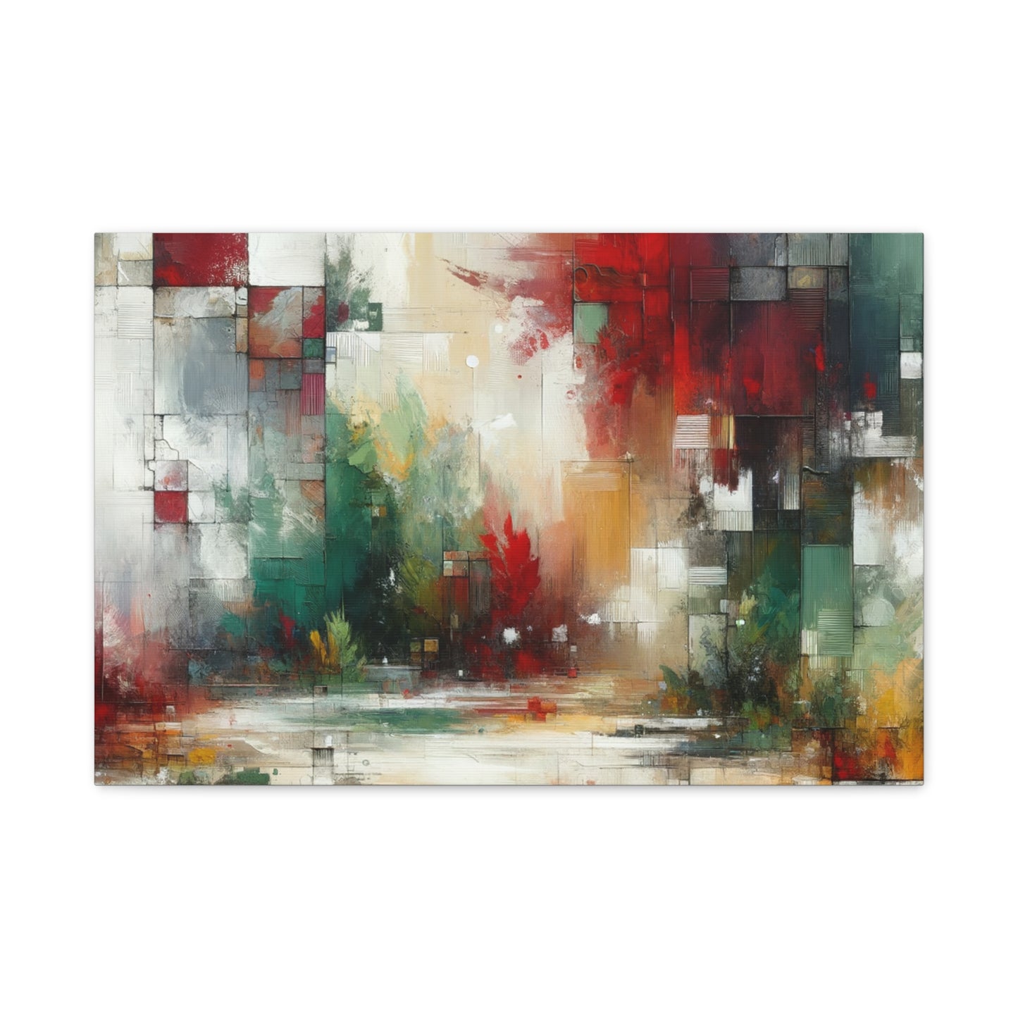 Abstract Geometric Landscape - Matte Canvas, Stretched, 1.25"