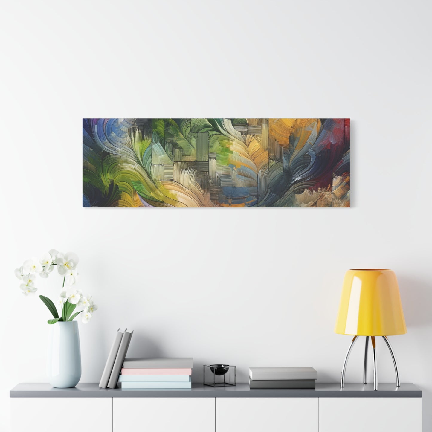 Colorful Abstract Swirls - Matte Canvas, Stretched, 1.25"