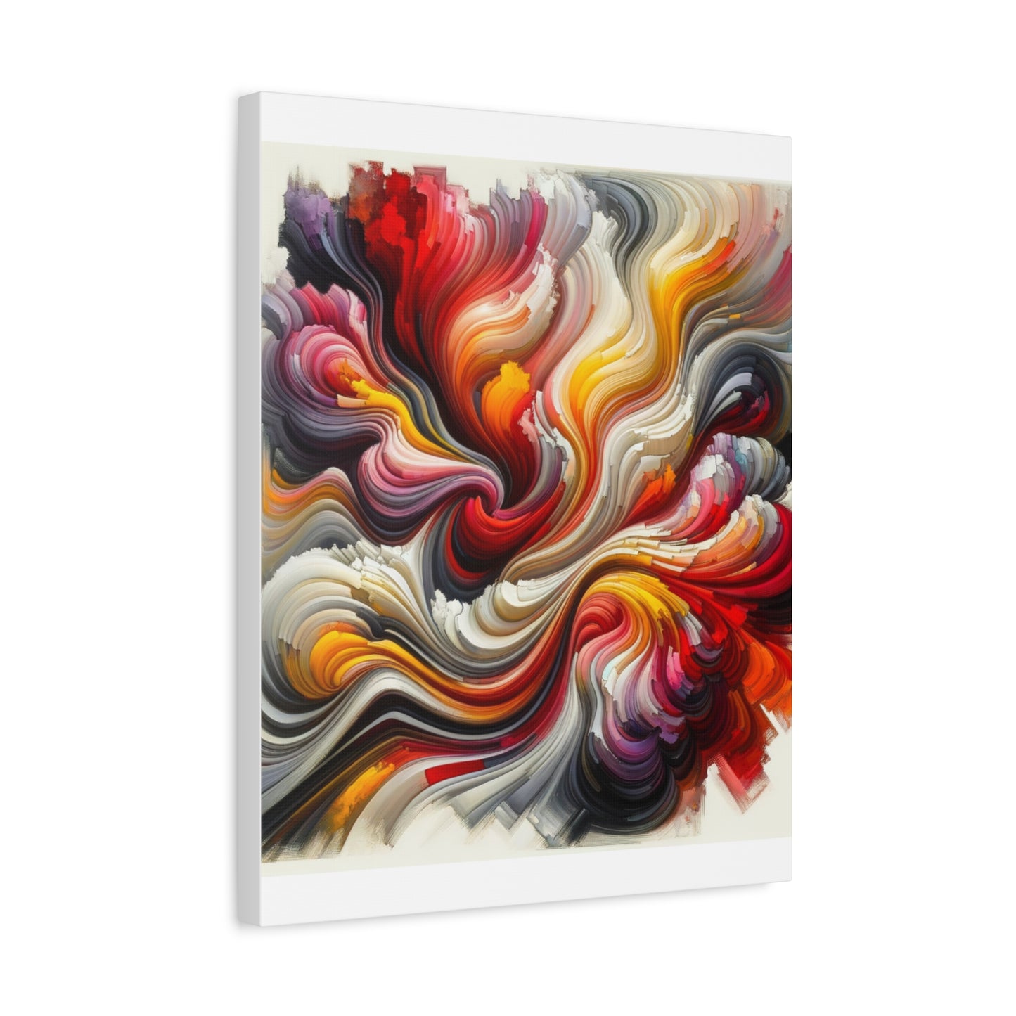 Vibrant Abstract Swirls - Matte Canvas, Stretched, 1.25"