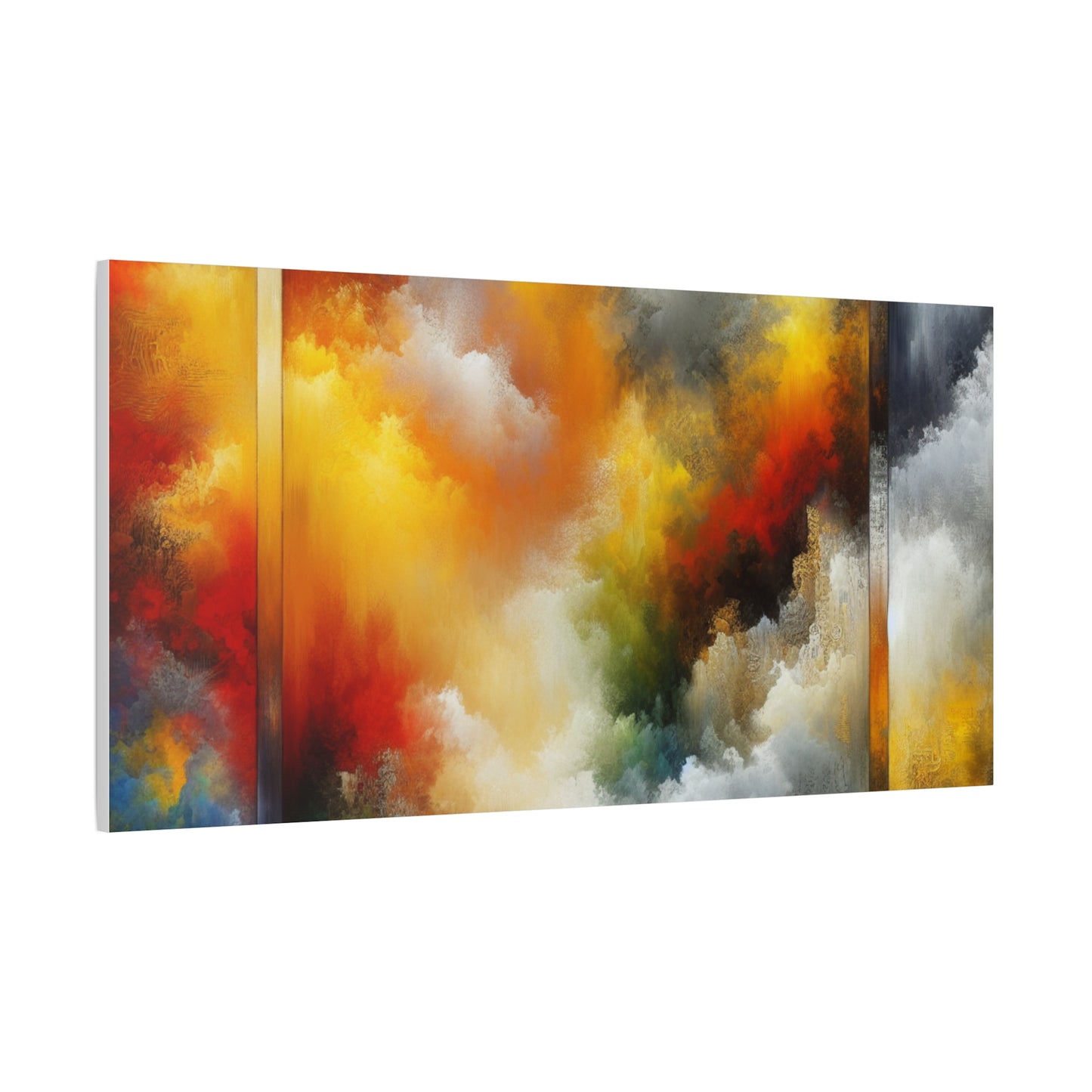 Abstract Colorful Clouds - Matte Canvas, Stretched, 1.25"