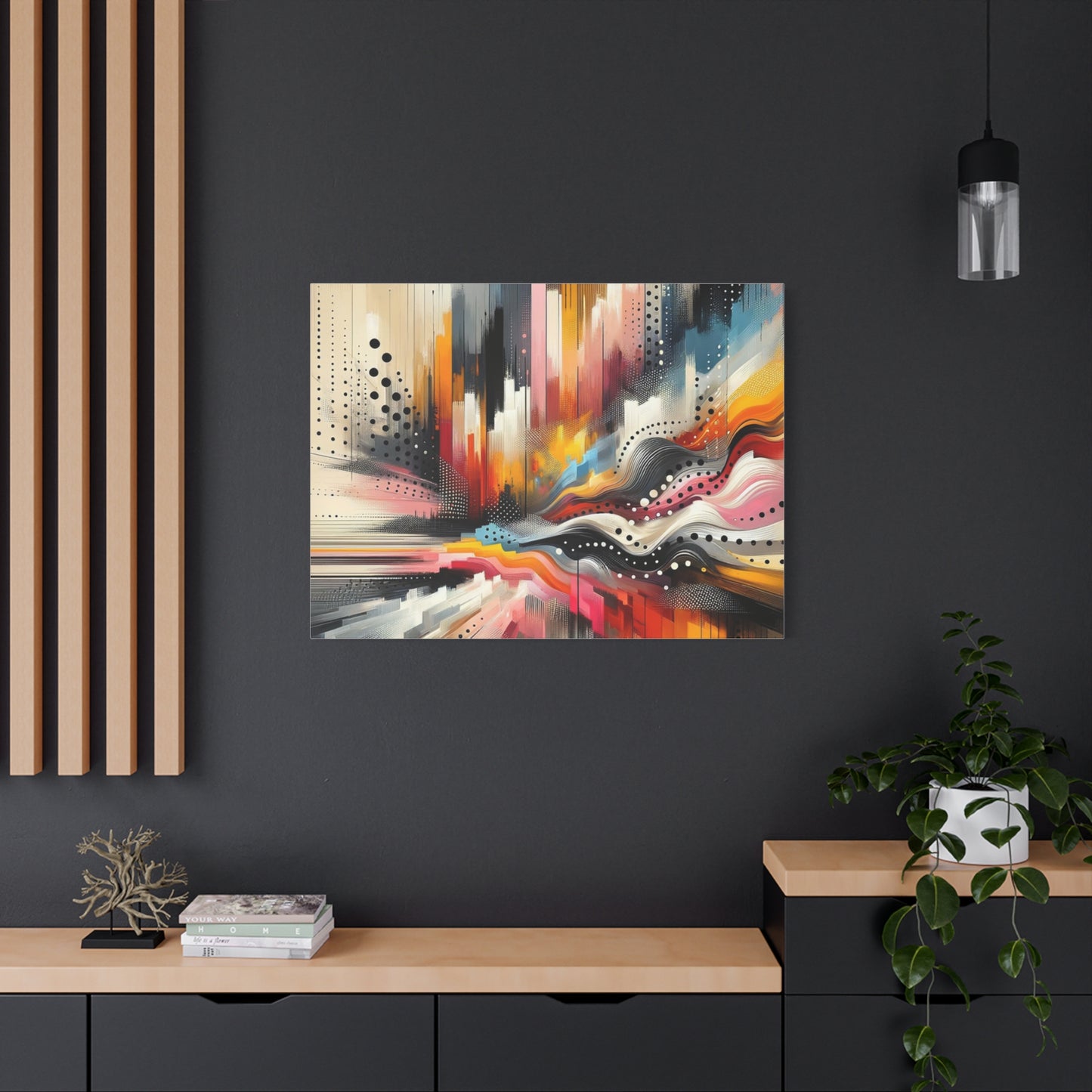 Abstract Color Symphony - Matte Canvas, Stretched, 1.25"